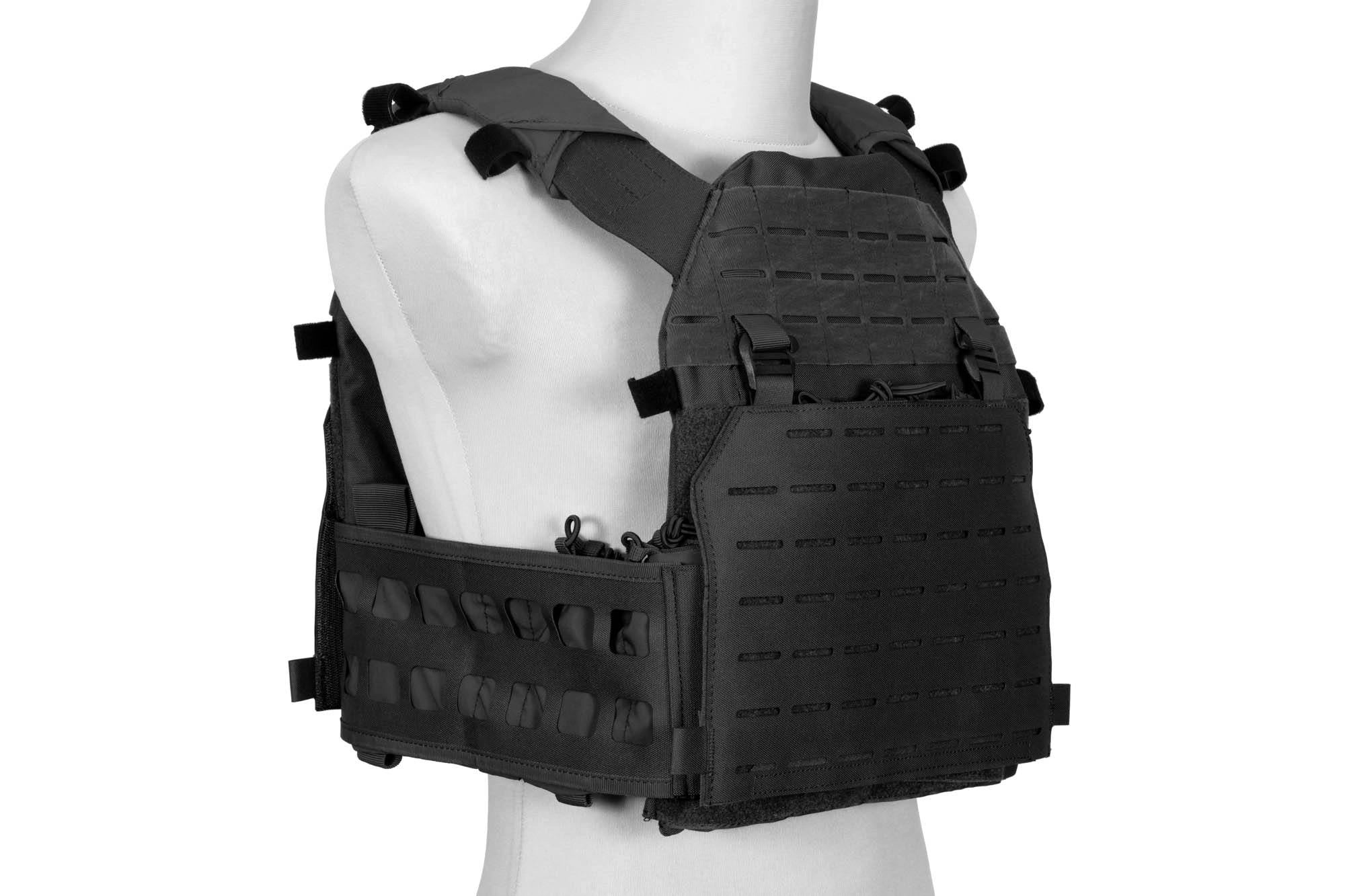 Laser-Cut Plate Carrier - black