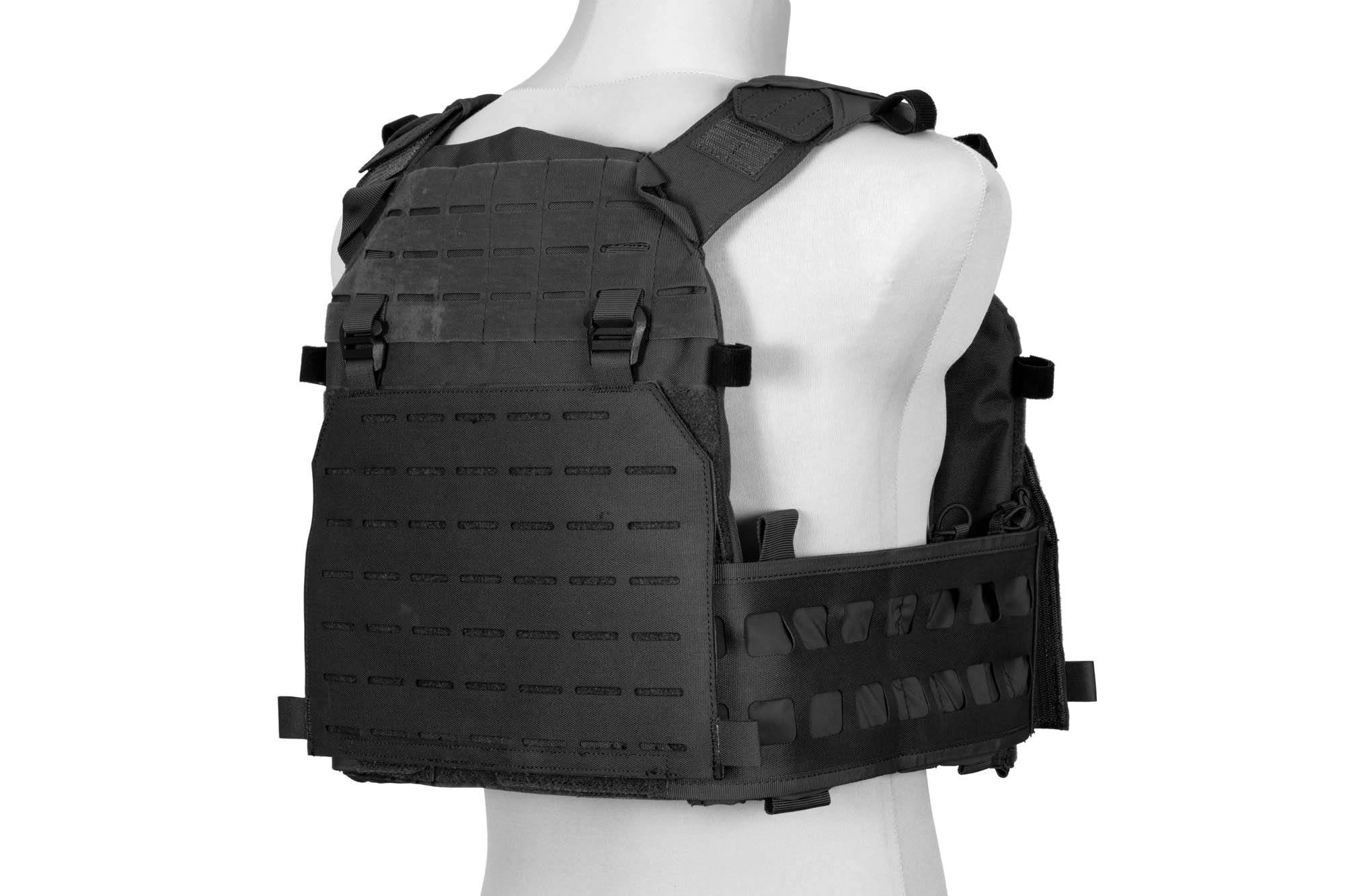 Laser-Cut Plate Carrier - black