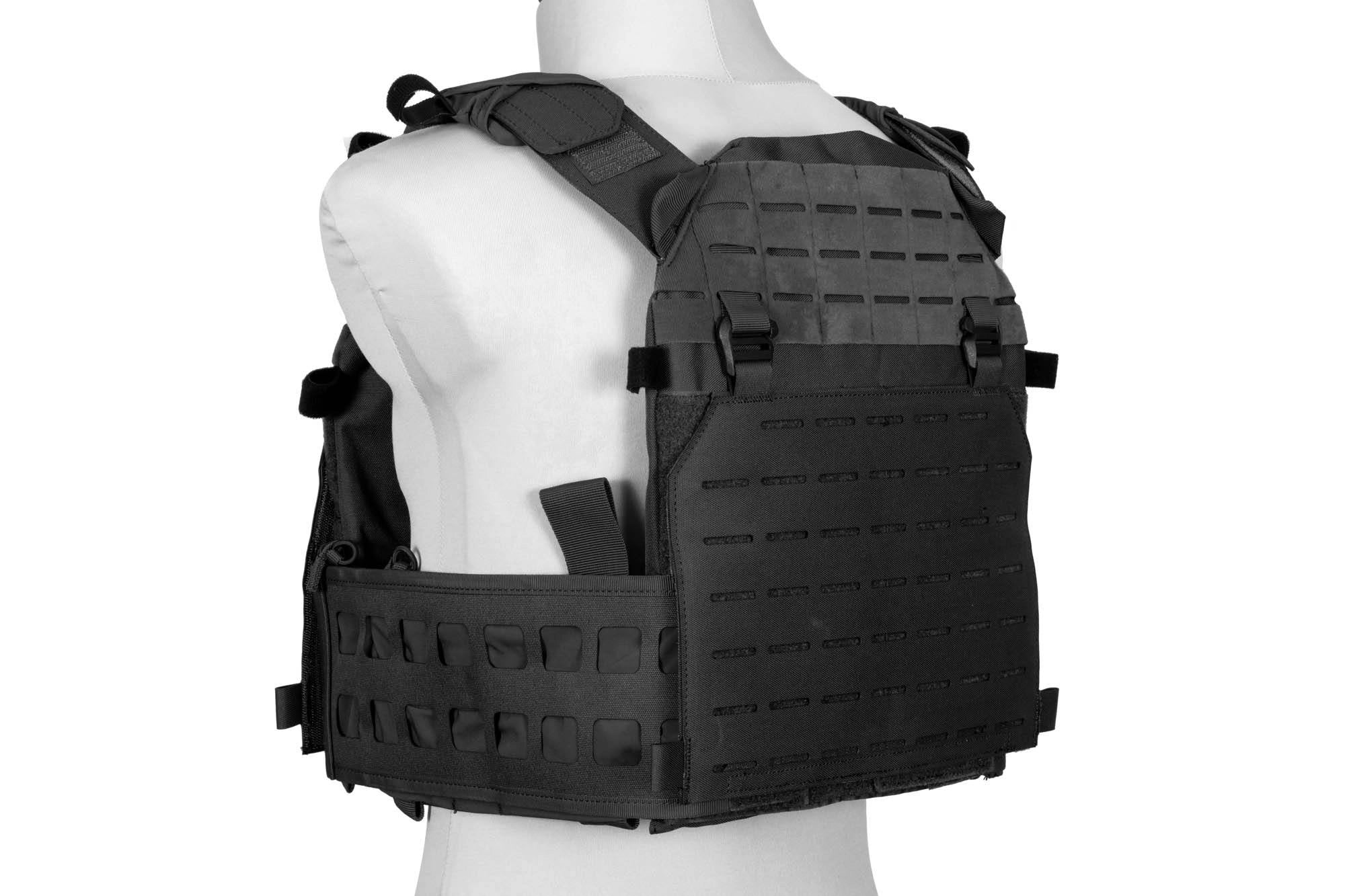 Laser-Cut Plate Carrier - black