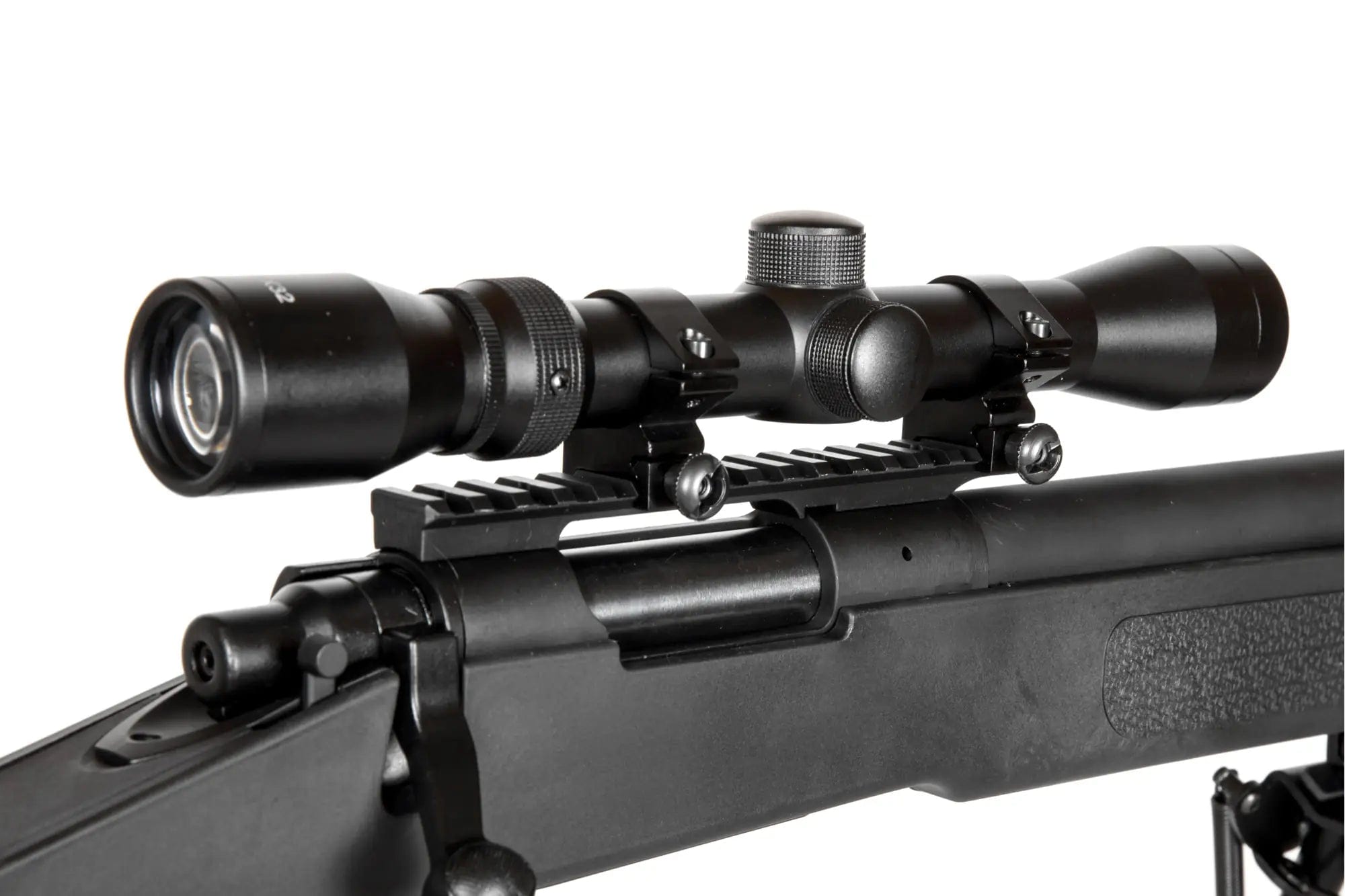 SA-S02 CORE High Velocity Sniper Rifle + Scope and Bipod - Black