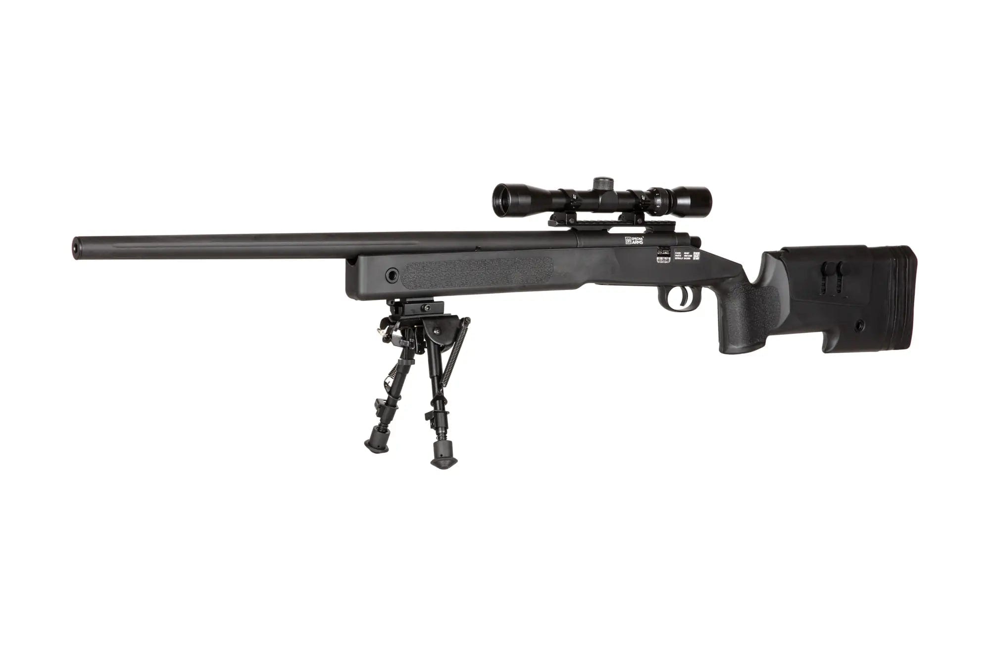 SA-S02 CORE High Velocity Sniper Rifle + Scope and Bipod - Black