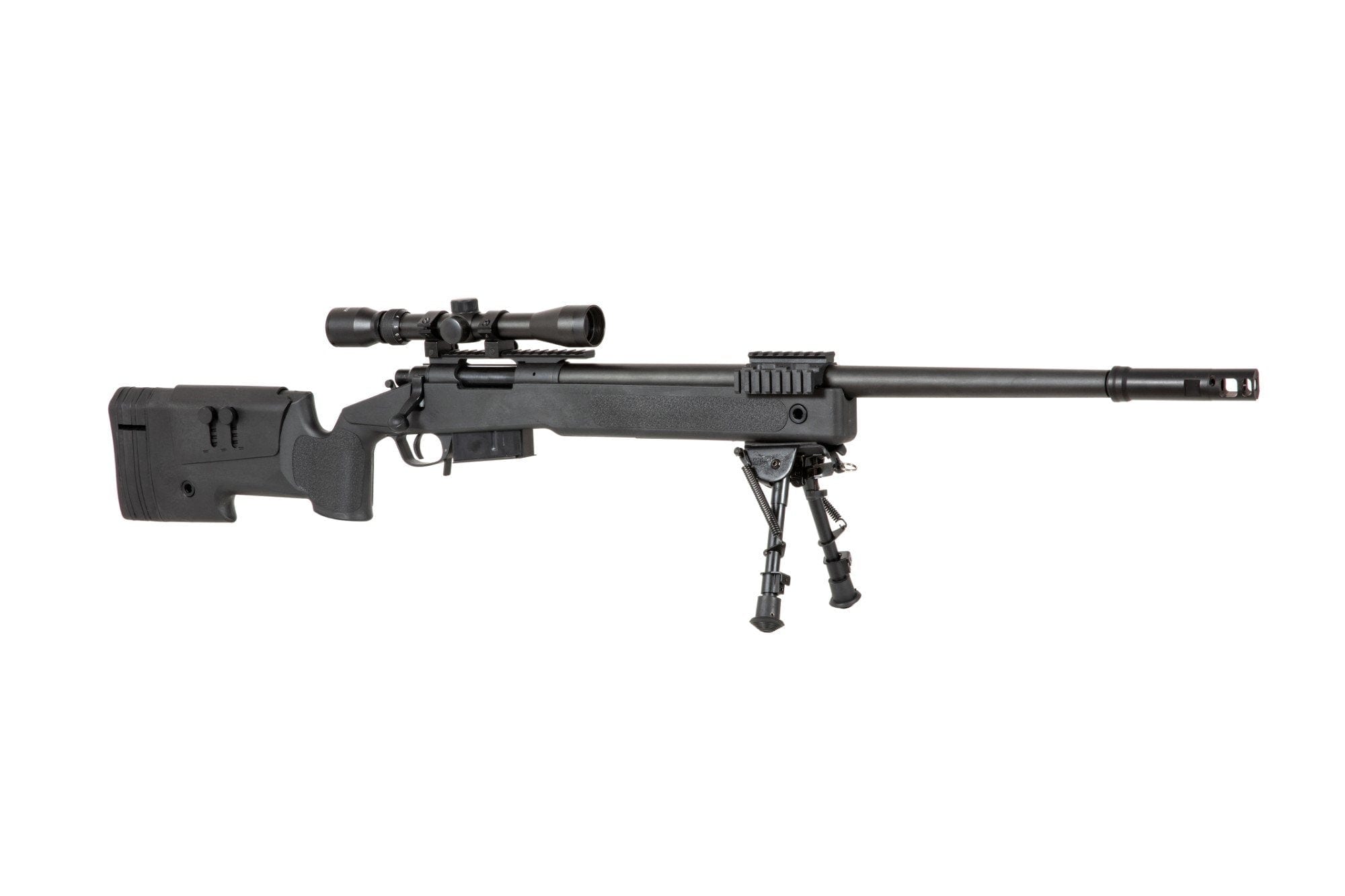 SA-CORE ™ S03 High Velocity Replica Sniper Rifle with Scope and Bipod - Black