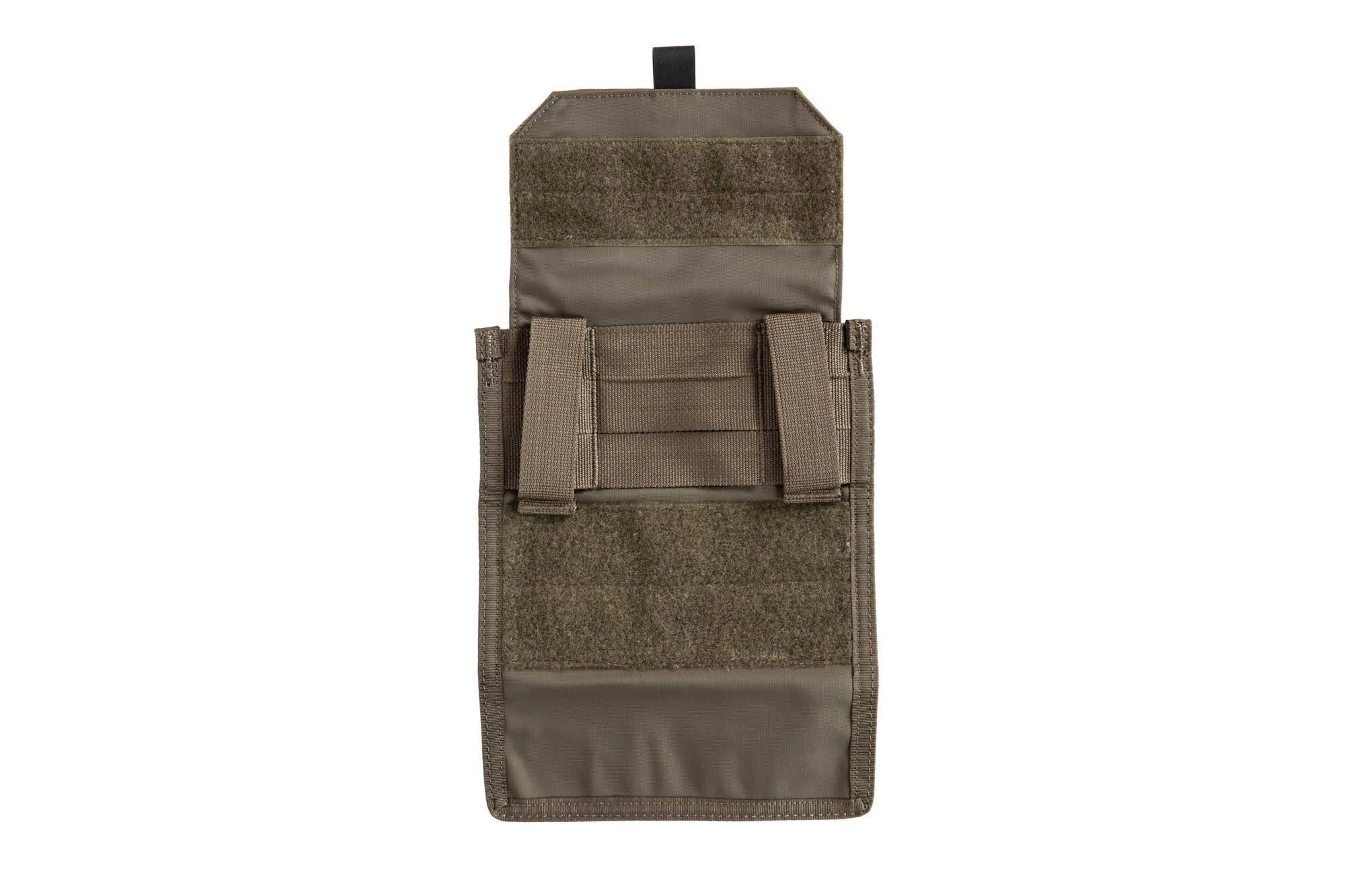 Folding Molle Map Holder with Velcro - Ranger Green