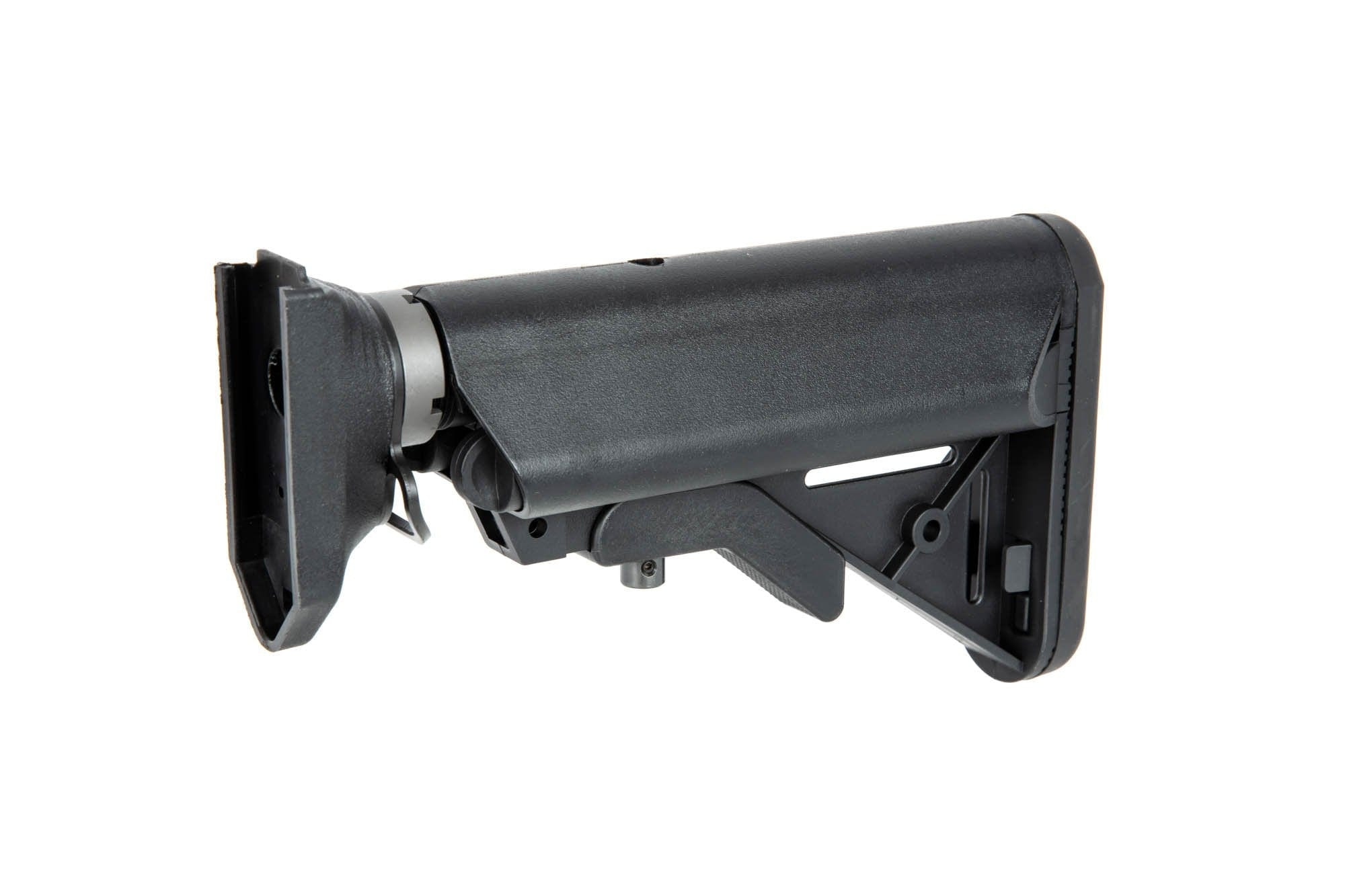 AR15 stock with adaptor for WE SCAR replicas - black