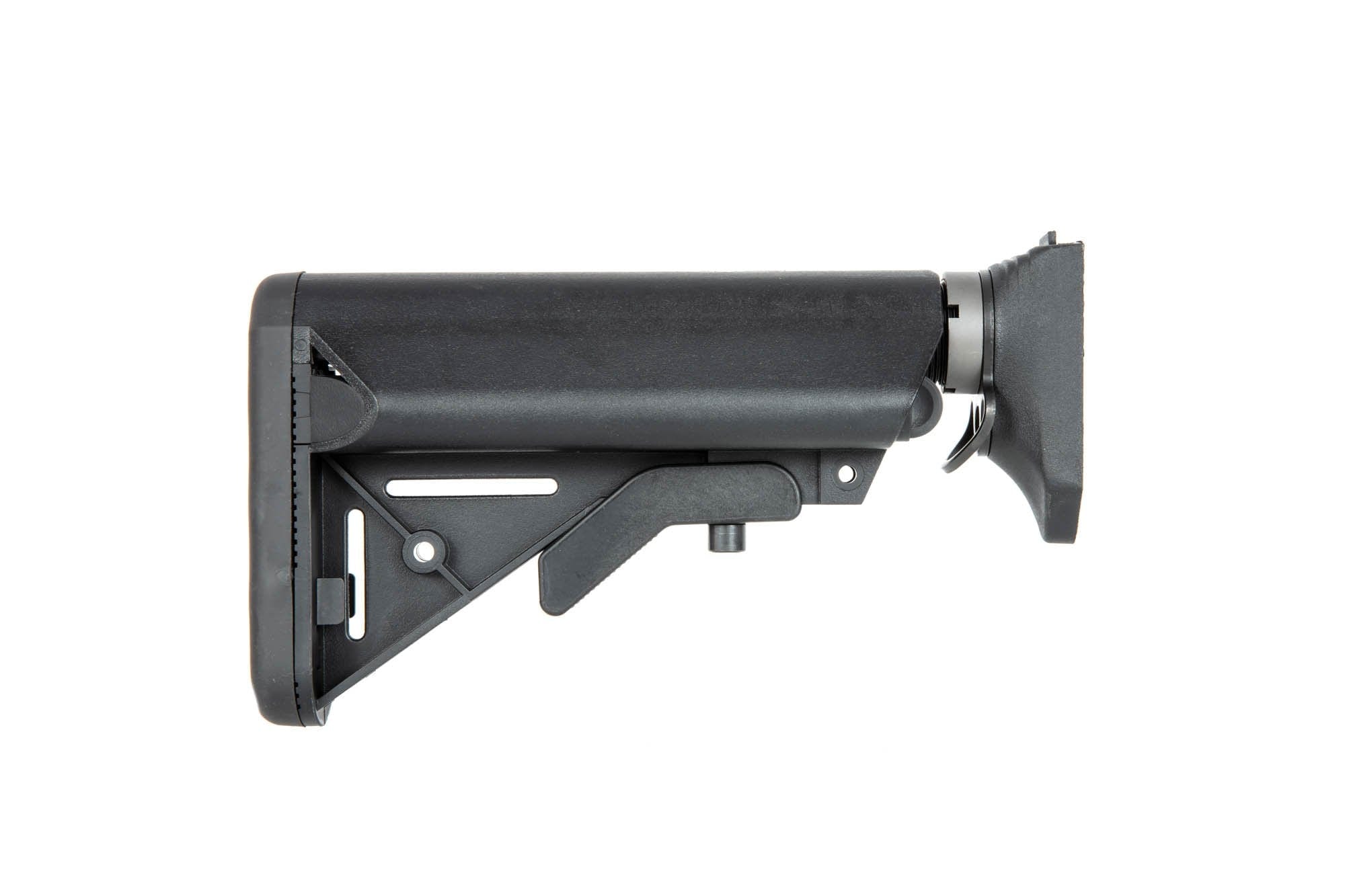 AR15 stock with adaptor for WE SCAR replicas - black by WE on Airsoft Mania Europe