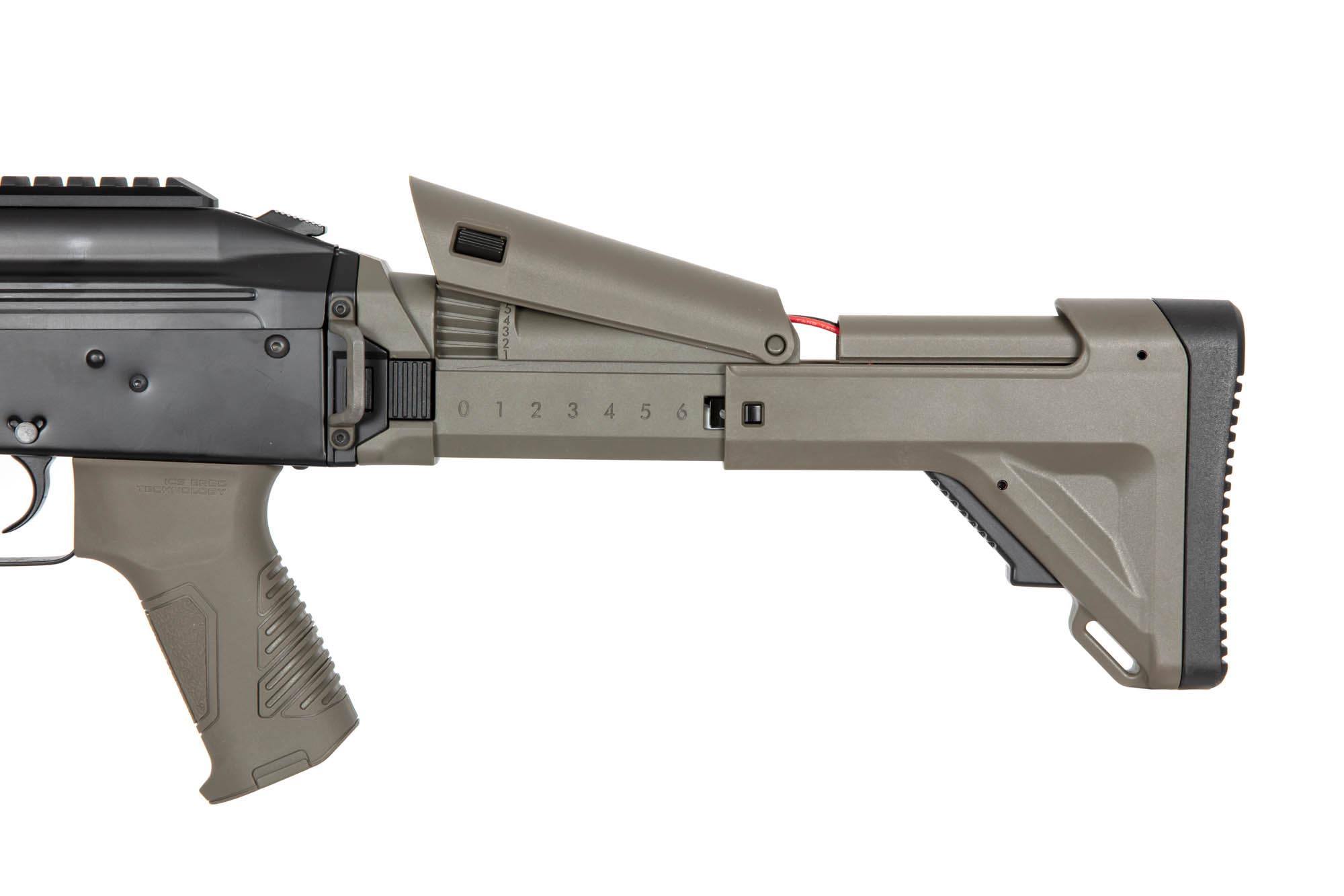 CXP-ARK Carbine Replica - black / olive by ICS on Airsoft Mania Europe