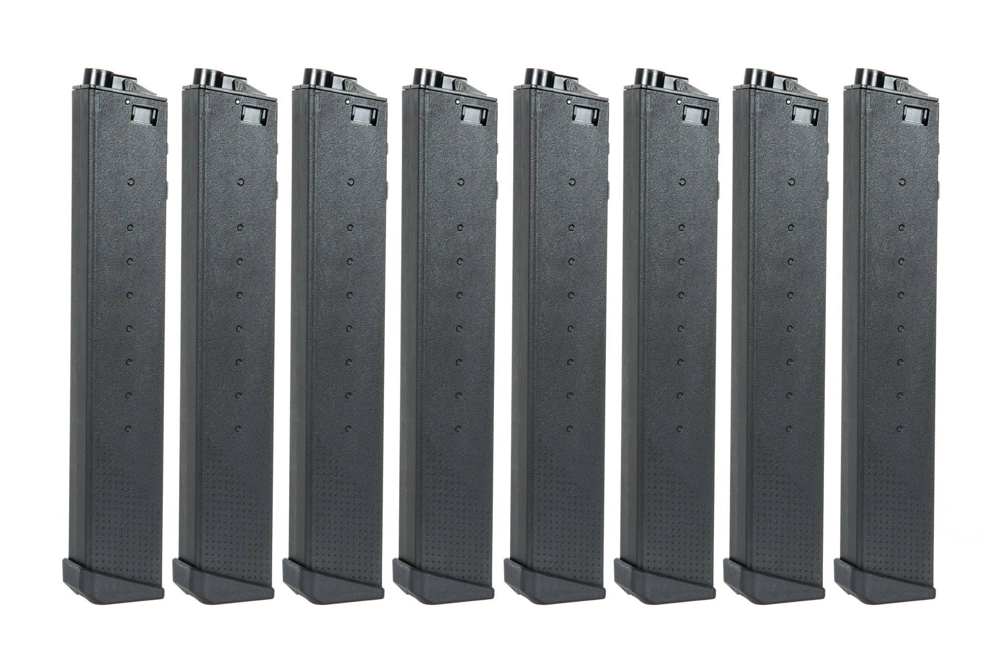 Set of 8pcs 330rd hi-cap magazine for PDW9