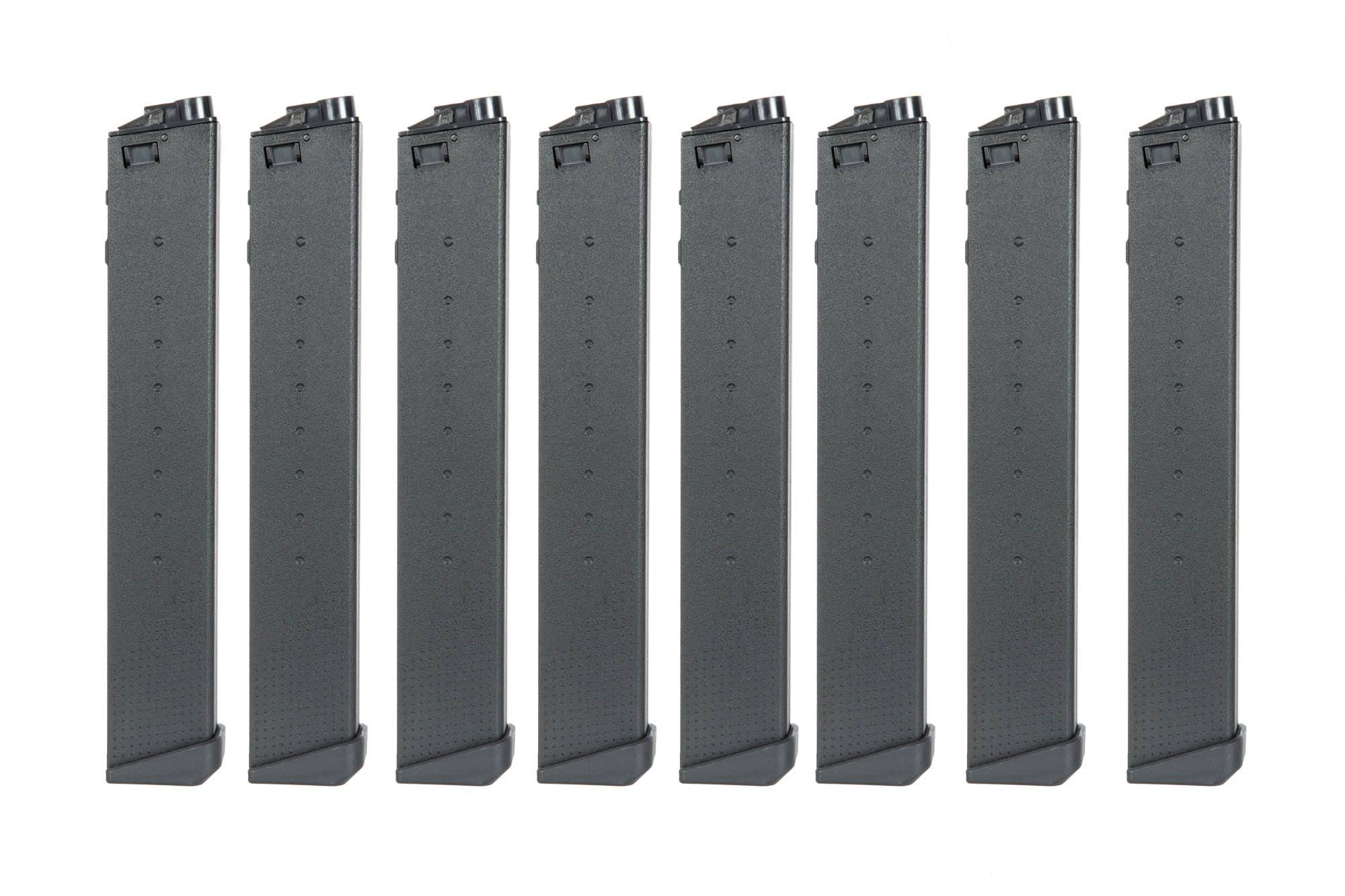 Set of 8pcs 330rd hi-cap magazine for PDW9