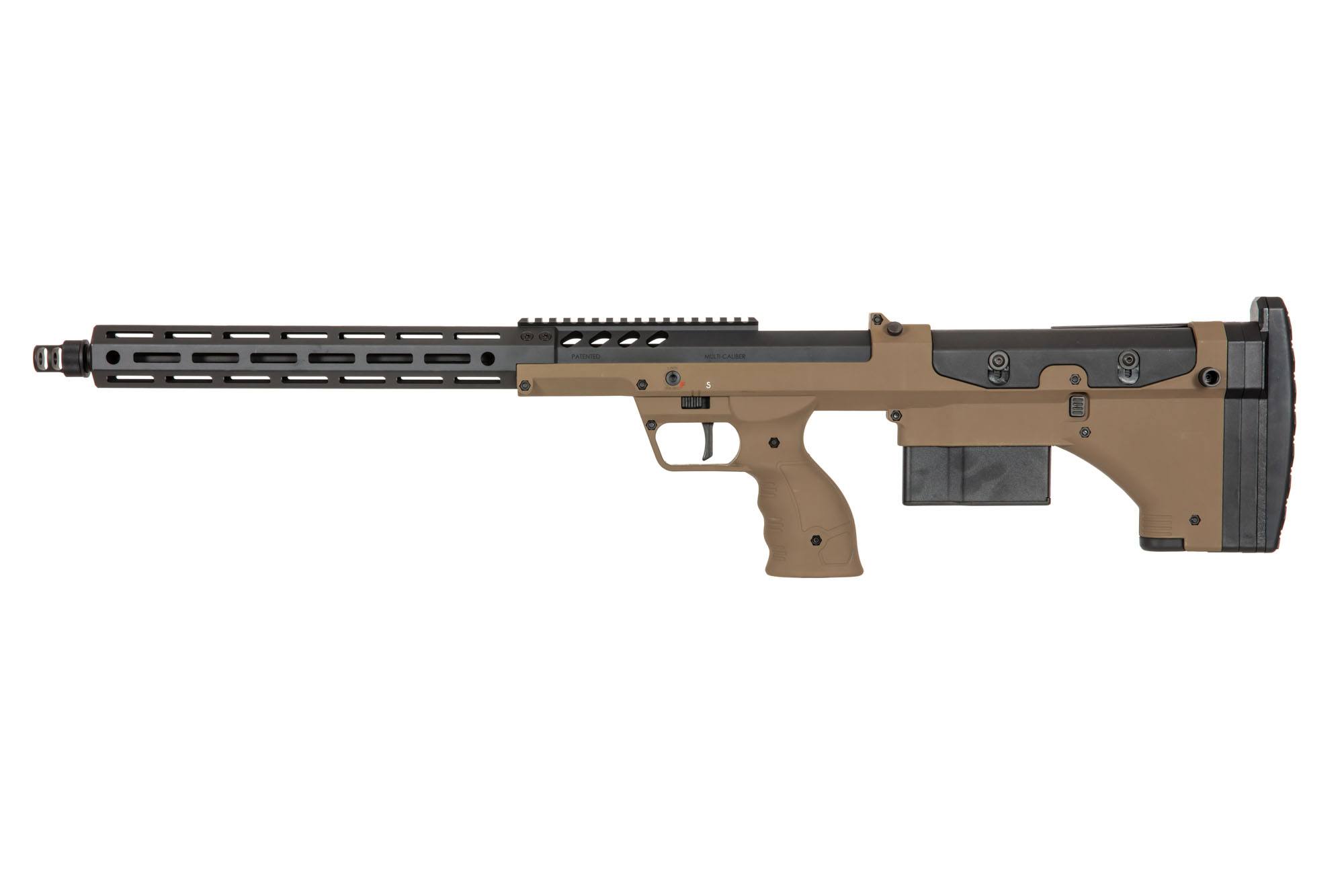 Desert Tech SRS-A2/M2 22” Sniper Rifle (Left-Handed) FDE