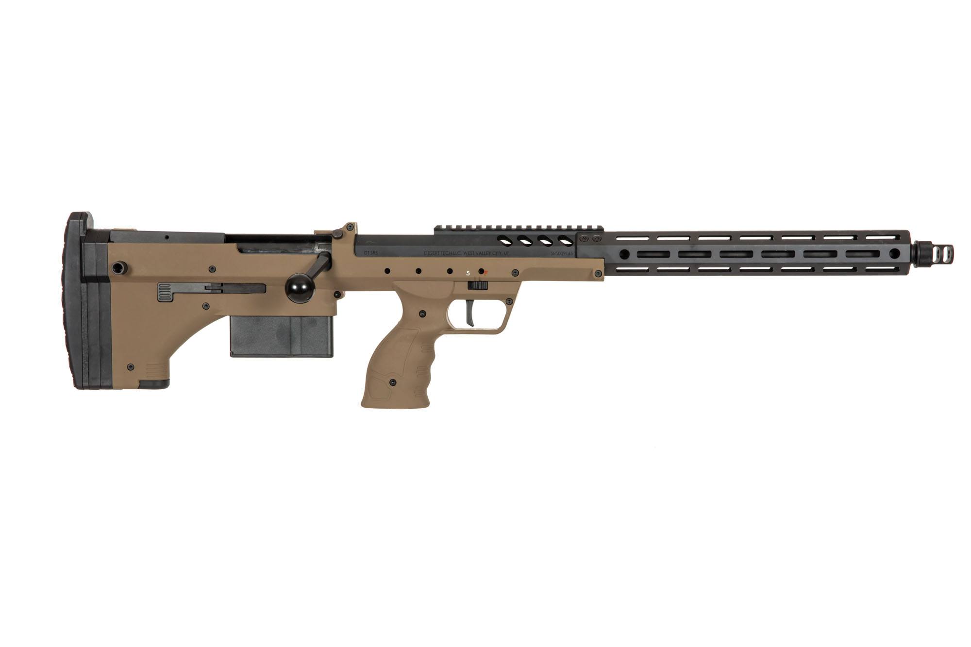 Desert Tech SRS-A2/M2 22” Sniper Rifle (Left-Handed) FDE