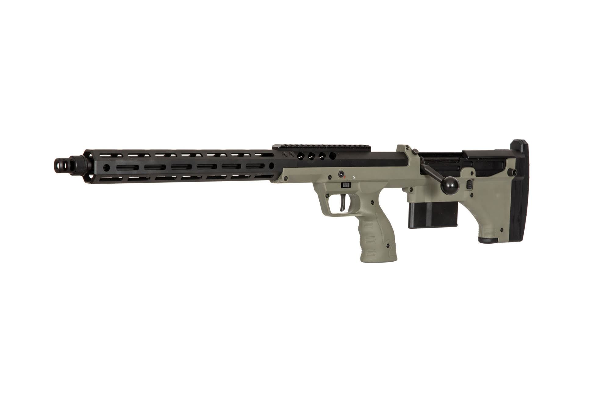 Desert Tech SRS-A2/M2 22” Sniper Rifle (Left-Handed) Olive Drab