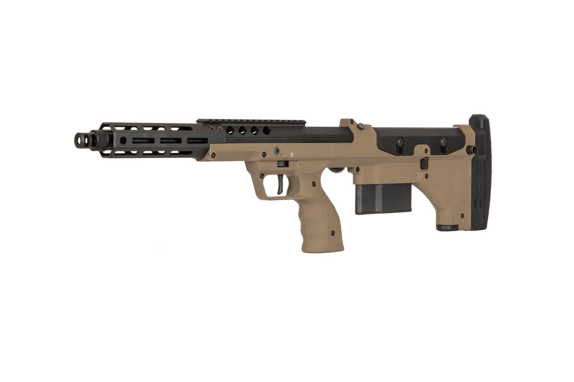 Desert Tech SRS-A2/M2 Covert 16* Sniper Rifle (Right-Handed) FDE