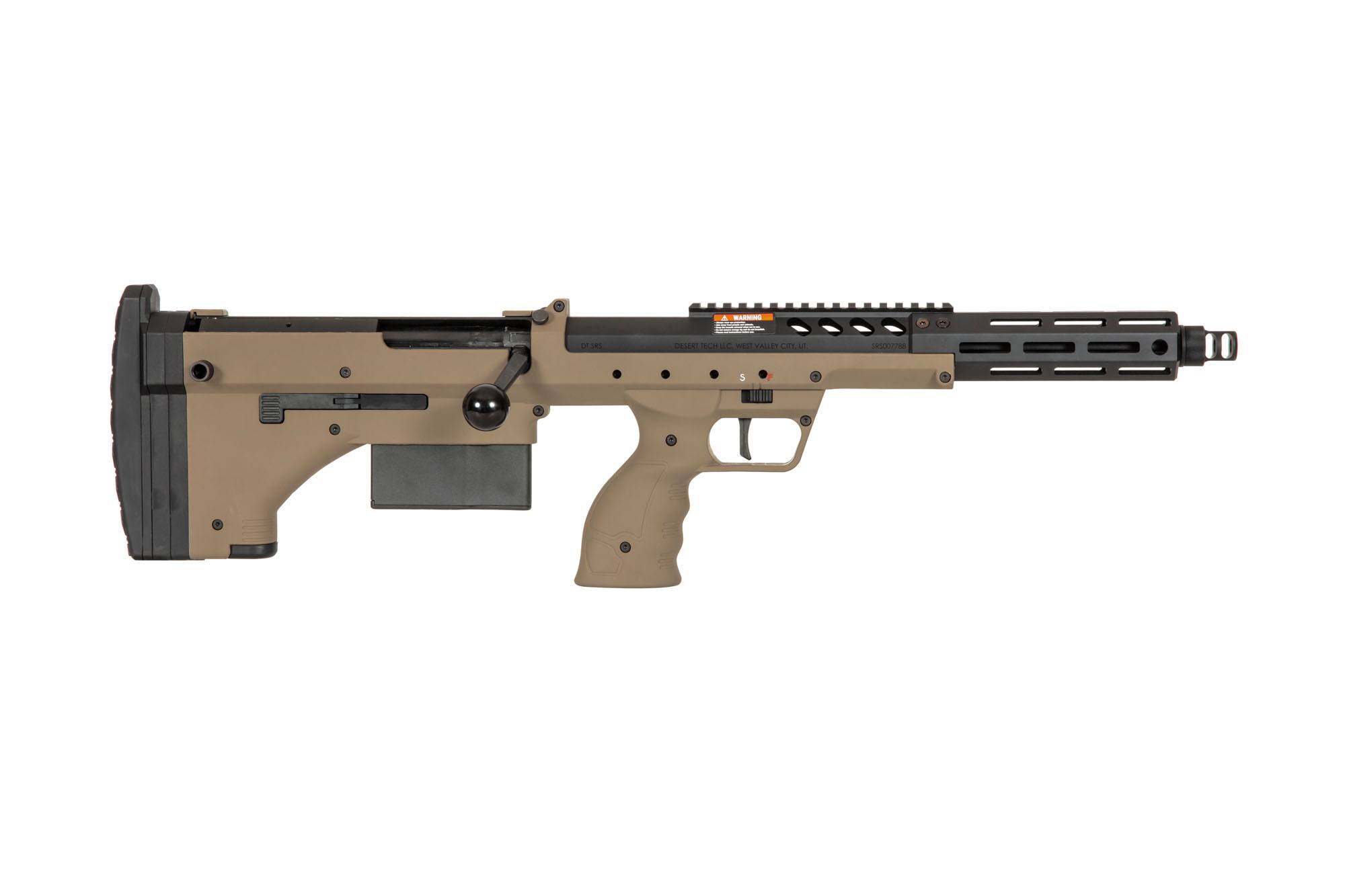 Desert Tech SRS-A2/M2 Covert 16* Sniper Rifle (Right-Handed) FDE