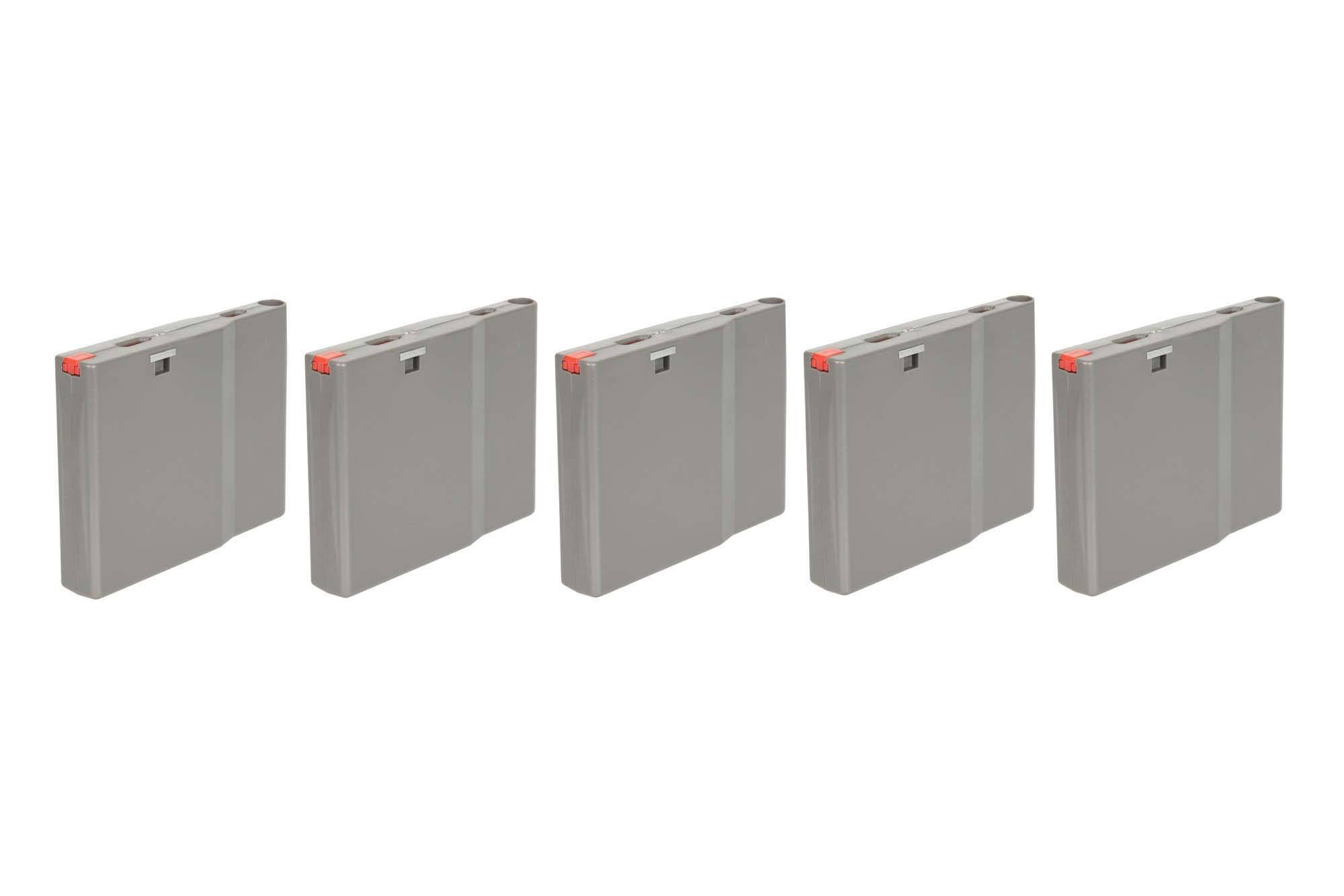 Set of 5 polymer 25bbs magazines for SRS - WG