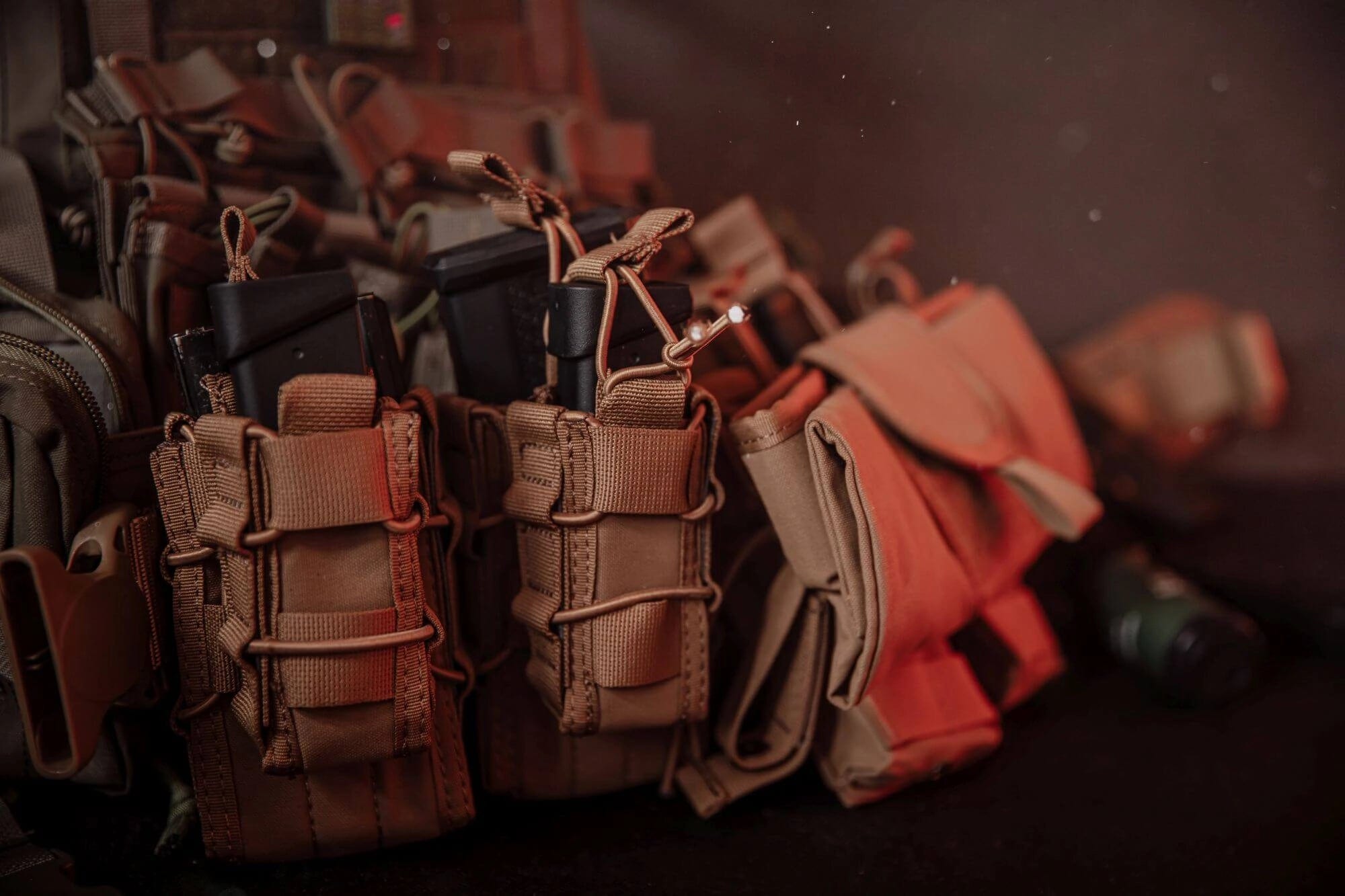 1+1 Shingle Pouch - Olive