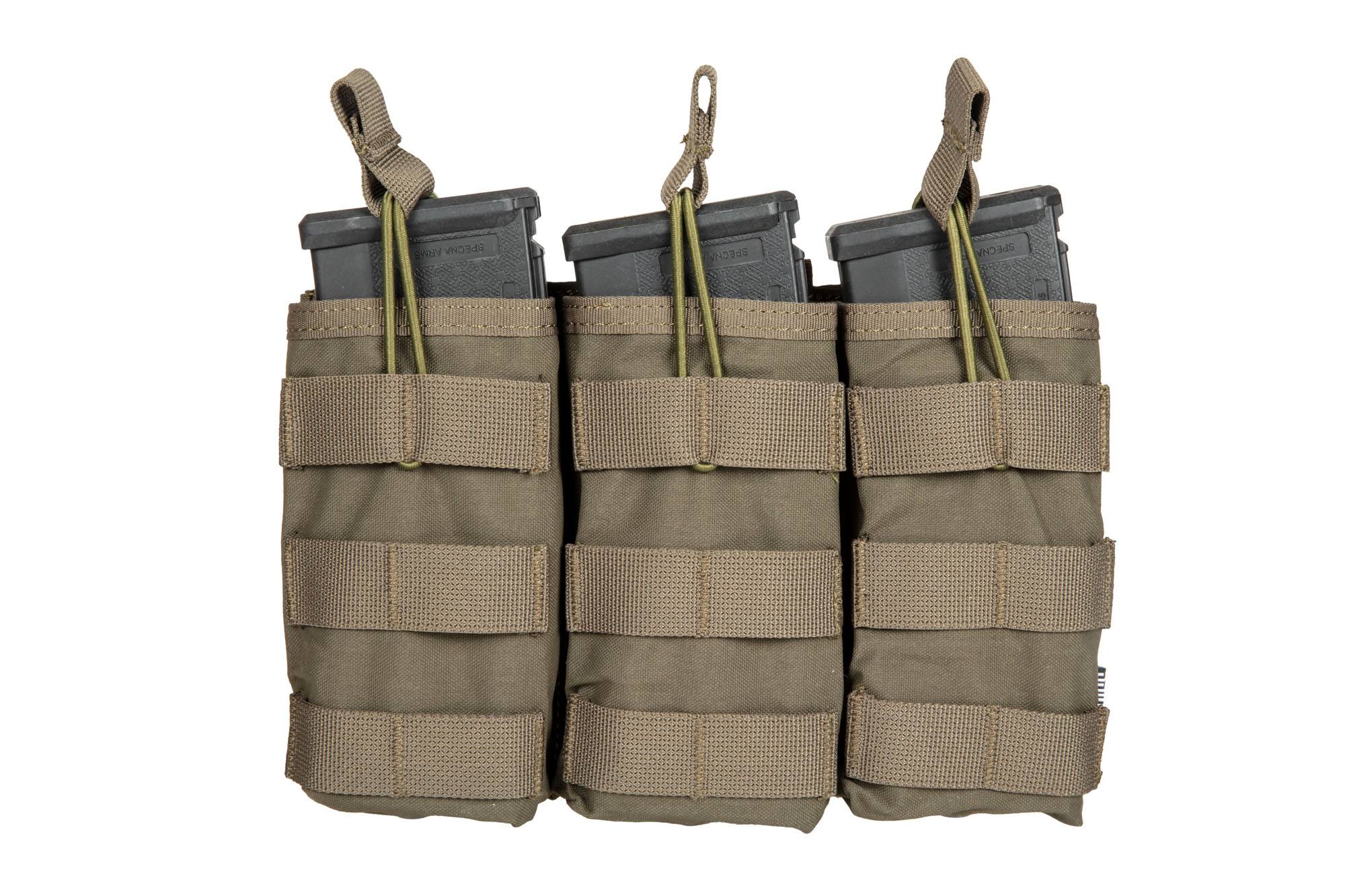 Triple Open Magazine Pouch Koga - Olive