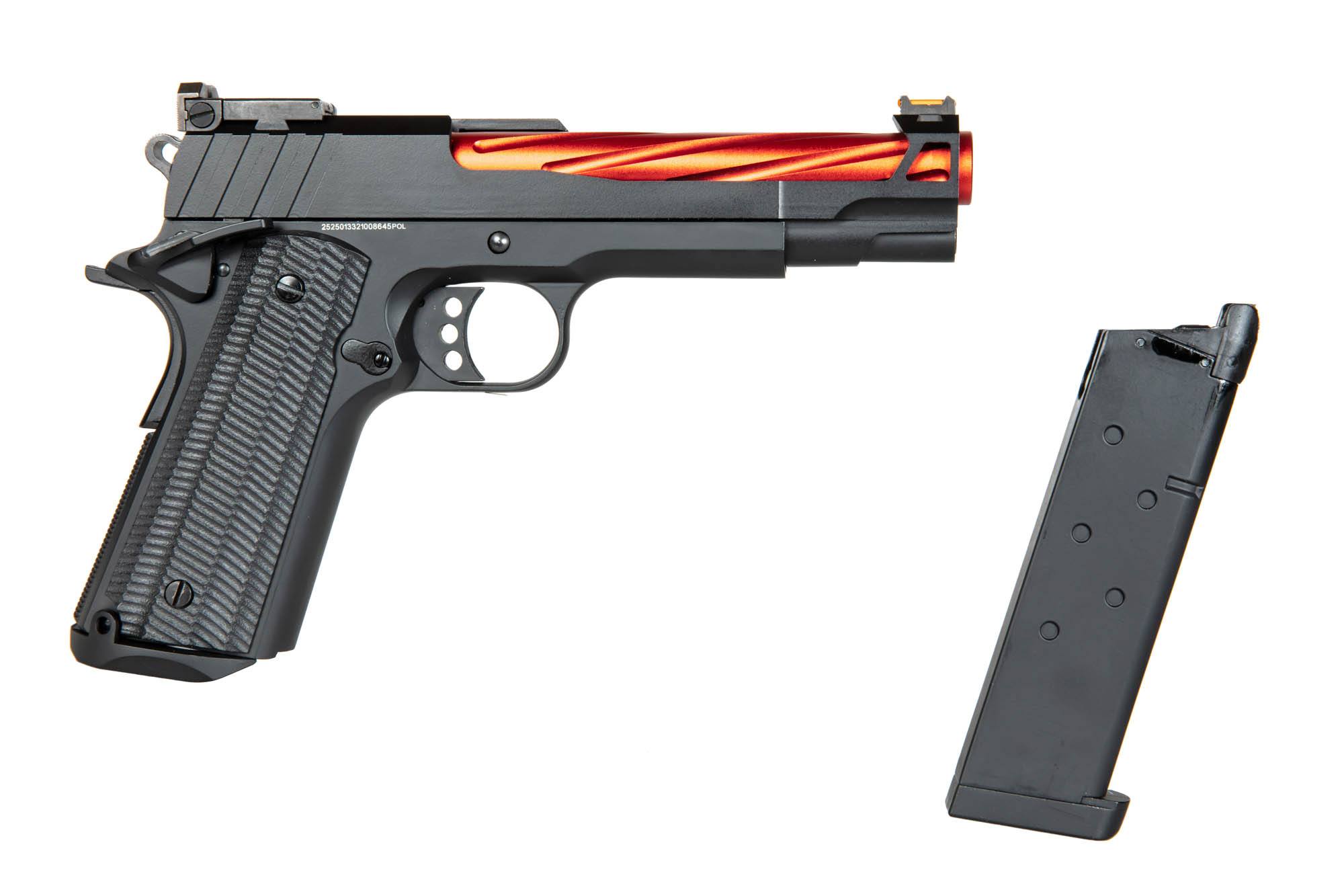 1911 Gas Blowback Pistol Open Slide