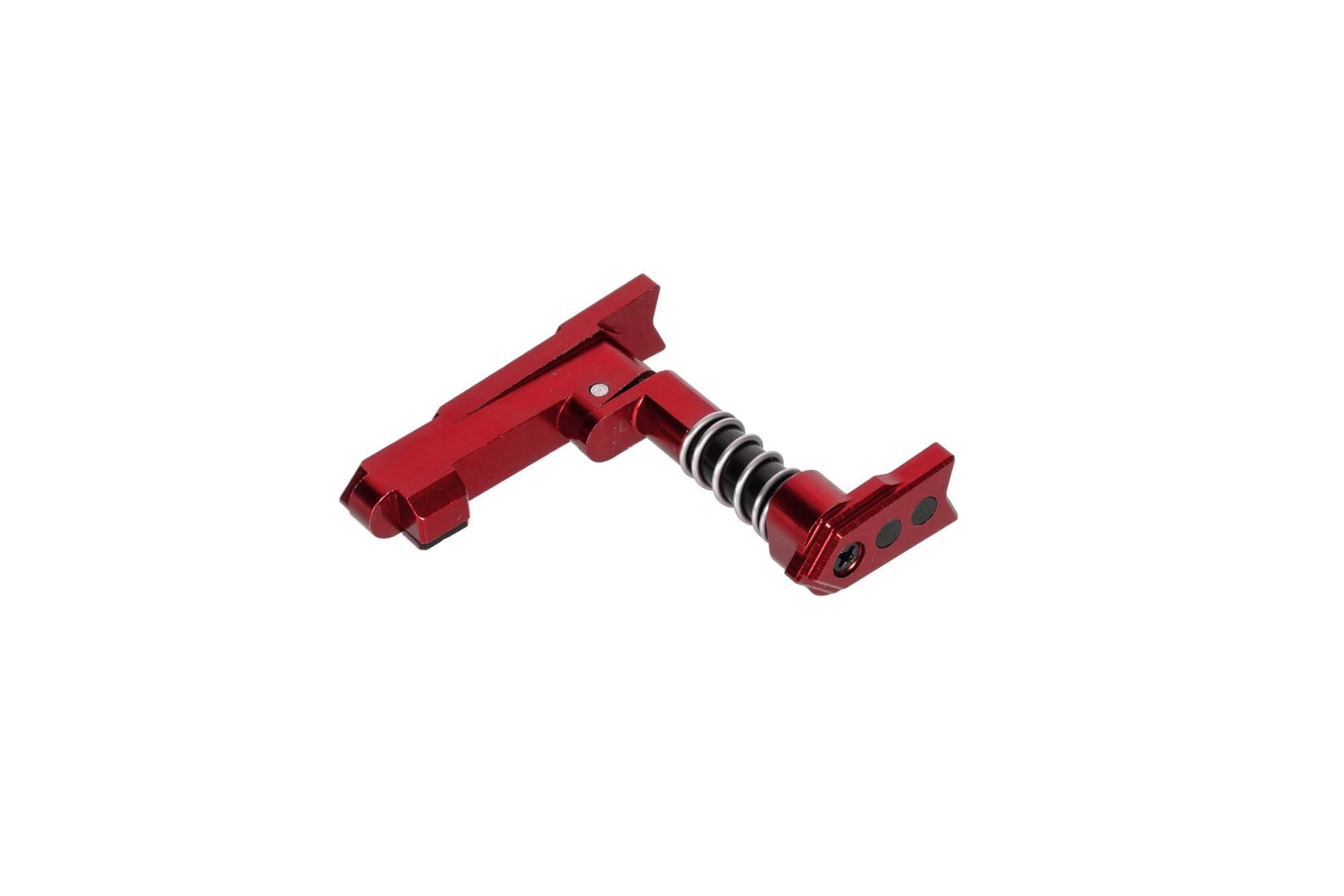 CNC M4/M16 Ambidextrous magazine release - Red-1