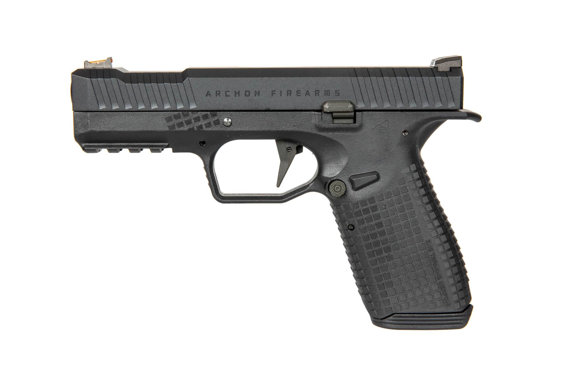 Airsoft Pistol Archon Type B - Black (Aluminium / Green Gas)