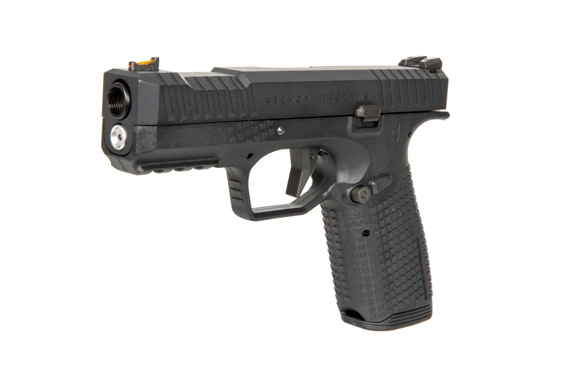 Airsoft Pistol Archon Type B - Black (Aluminium / Green Gas)