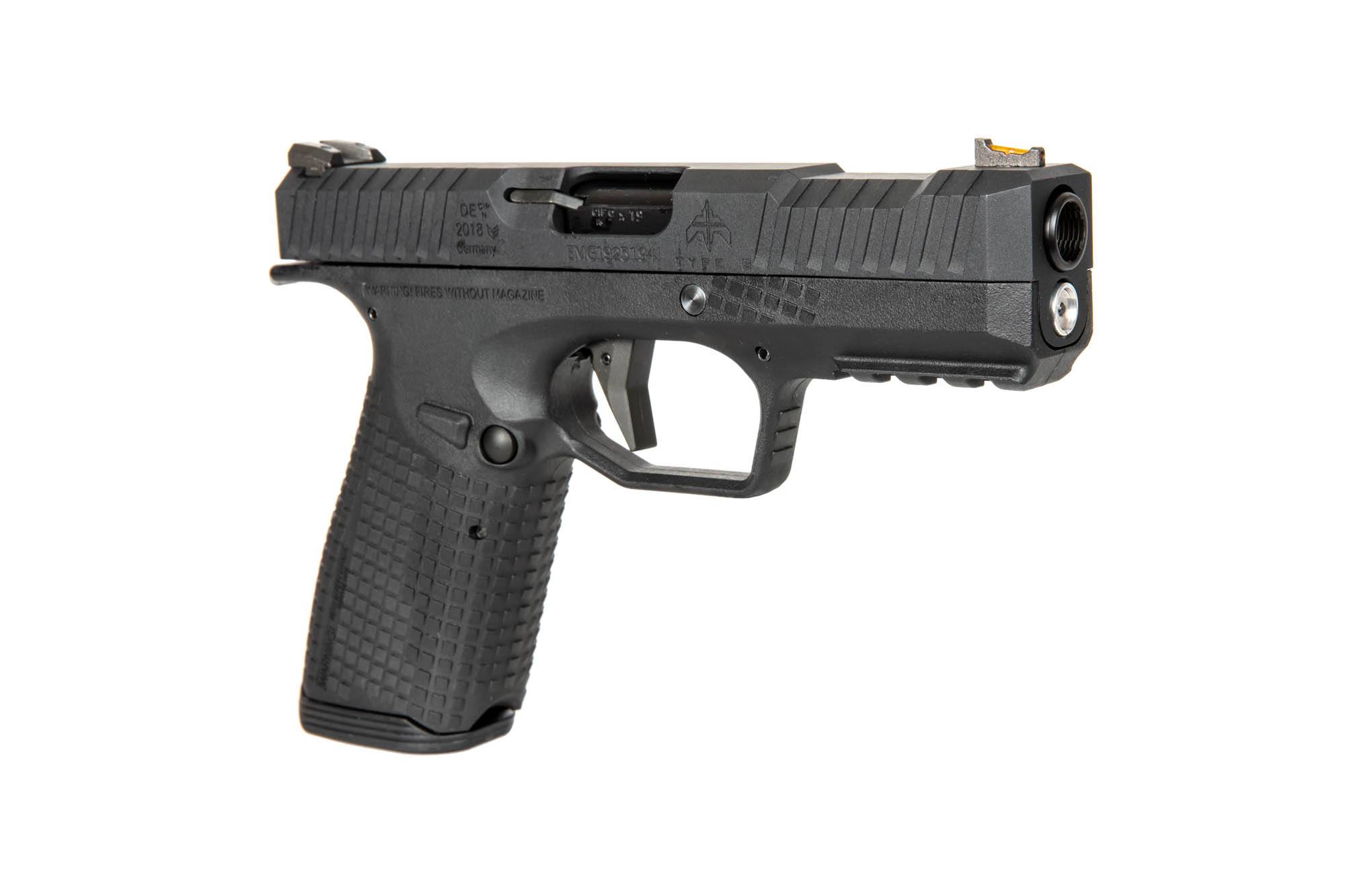 Airsoft Pistol Archon Type B - Black (Aluminium / Green Gas)