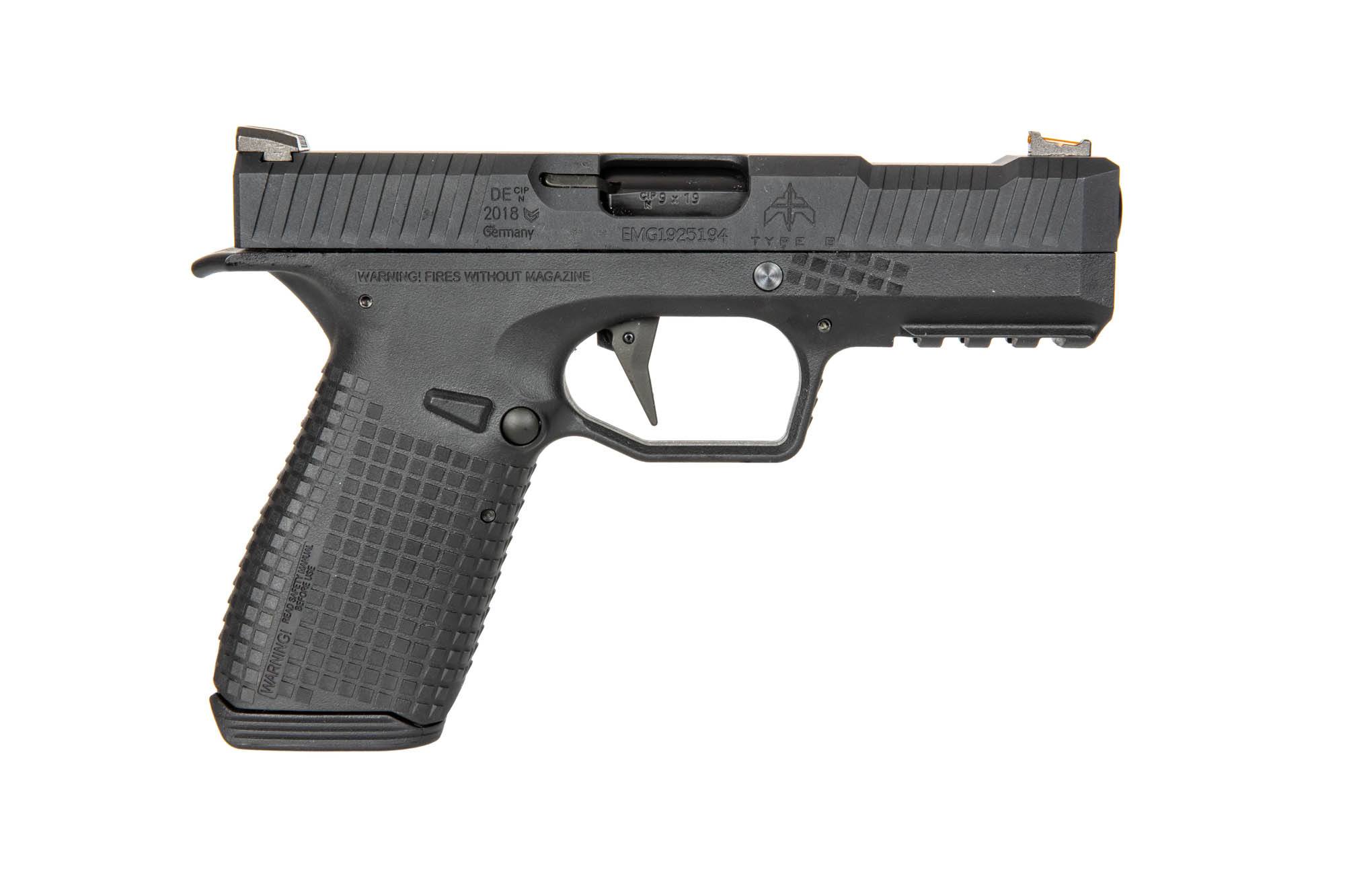 Airsoft Pistol Archon Type B - Black (Aluminium / Green Gas)