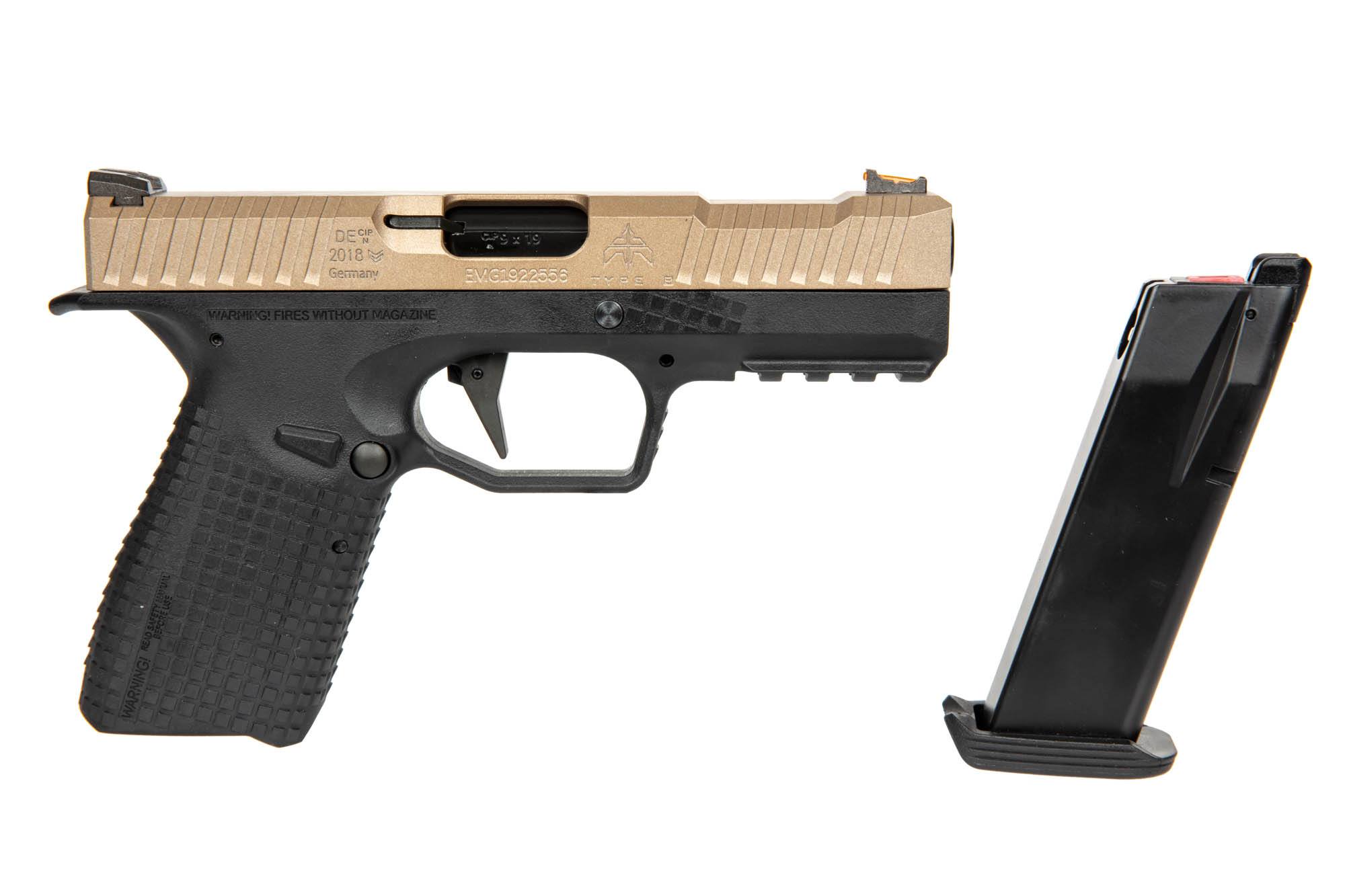 Airsoft Pistol Archon Type B FDE (Aluminium/Green Gas)