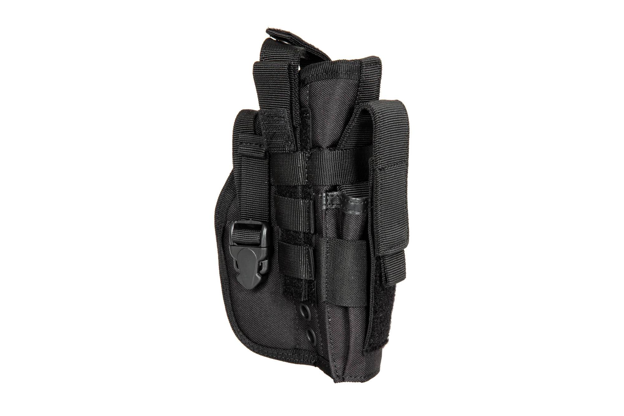 Universal Holster with mag Pouch - Black