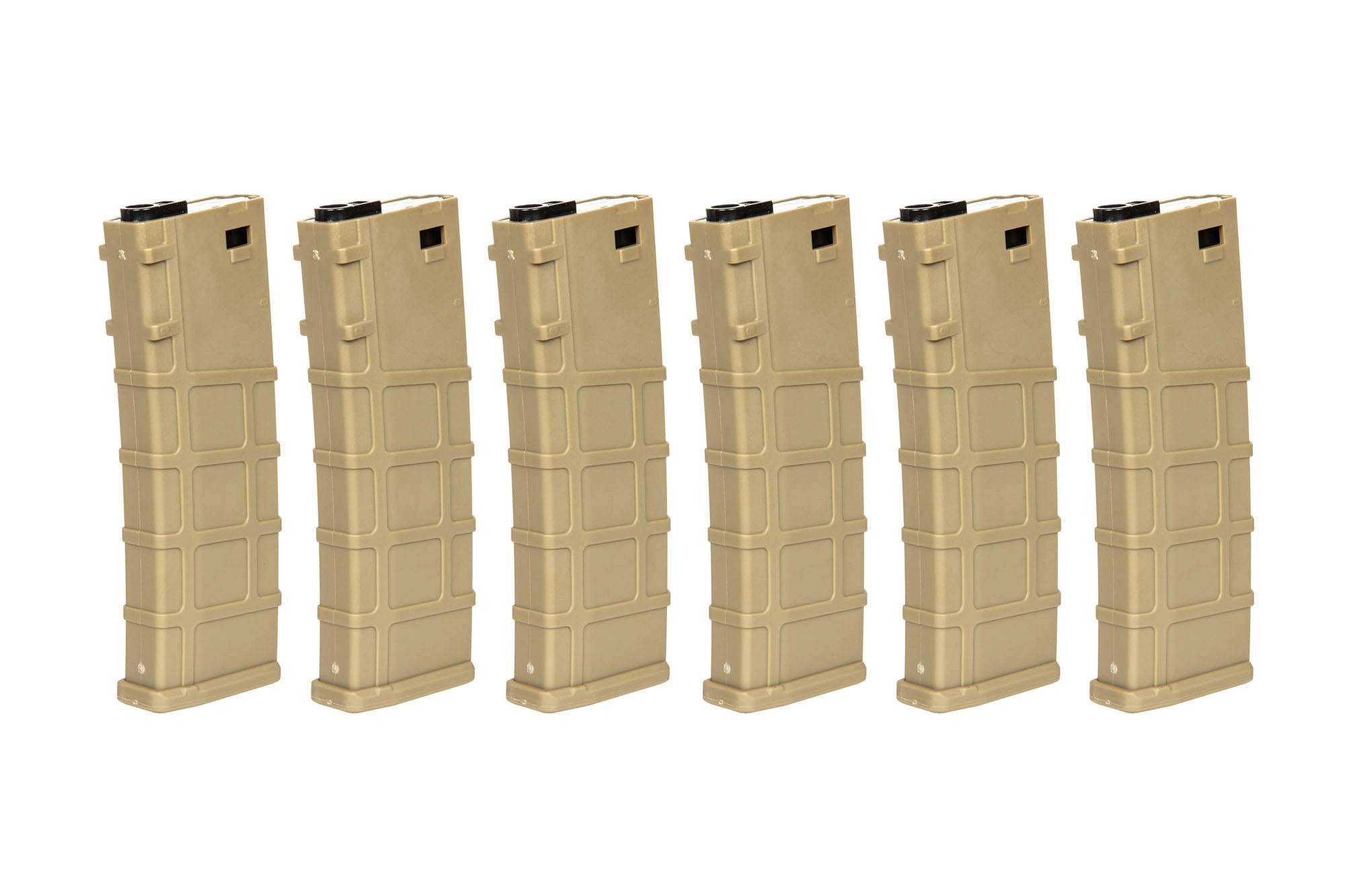 6 x 30 bbs M4 magazine - Tan