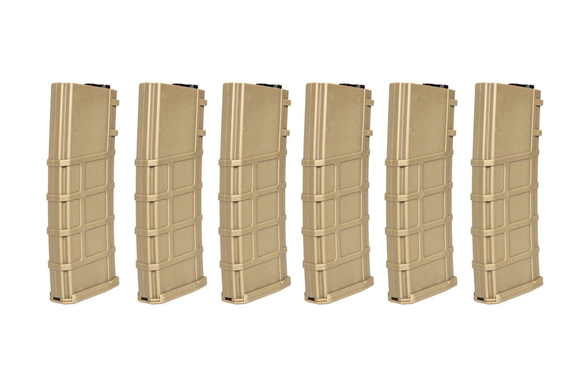 6 x 30 bbs M4 magazine - Tan
