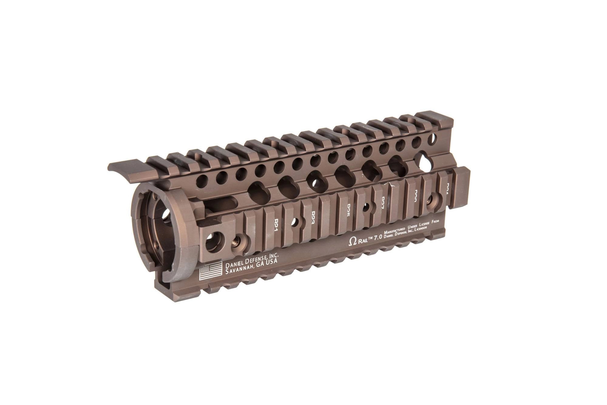 Daniel Defense Omega rail 7 "RIS - Dark Brown