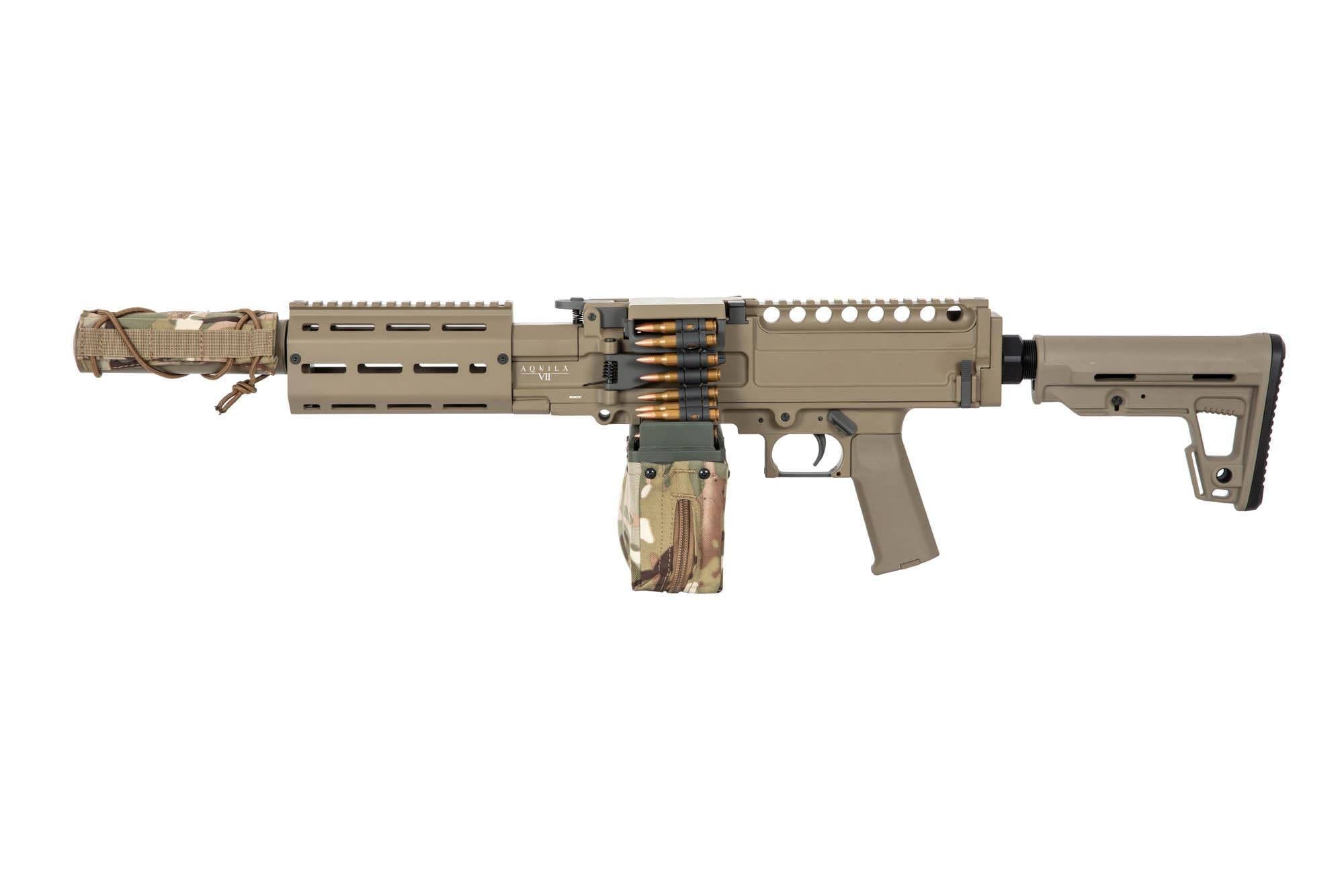 AQUILA VII LMG Light Machinegun - tan