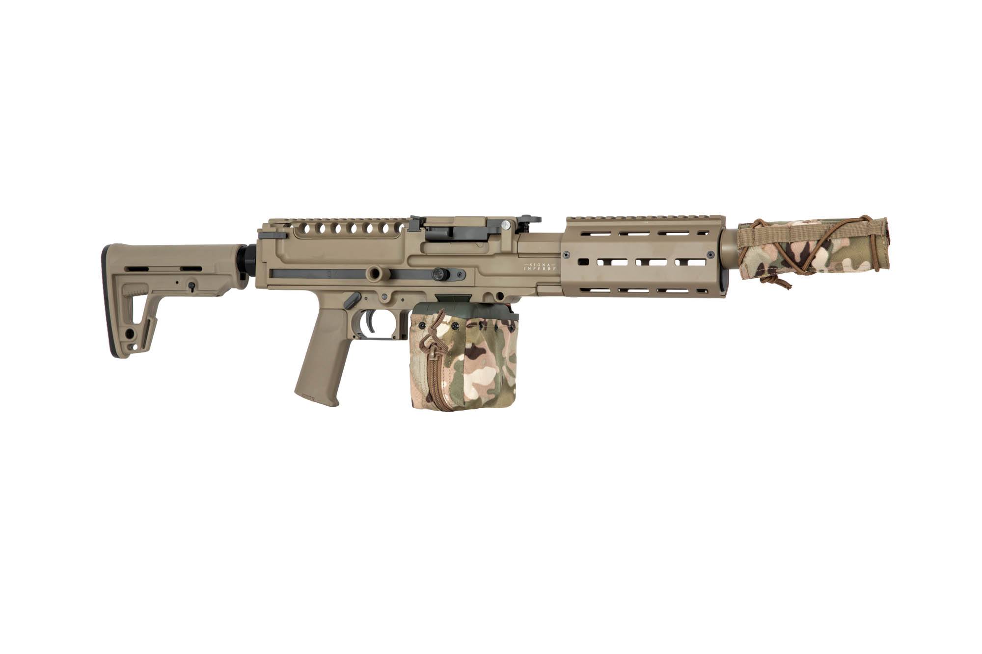 AQUILA VII LMG Light Machinegun - tan