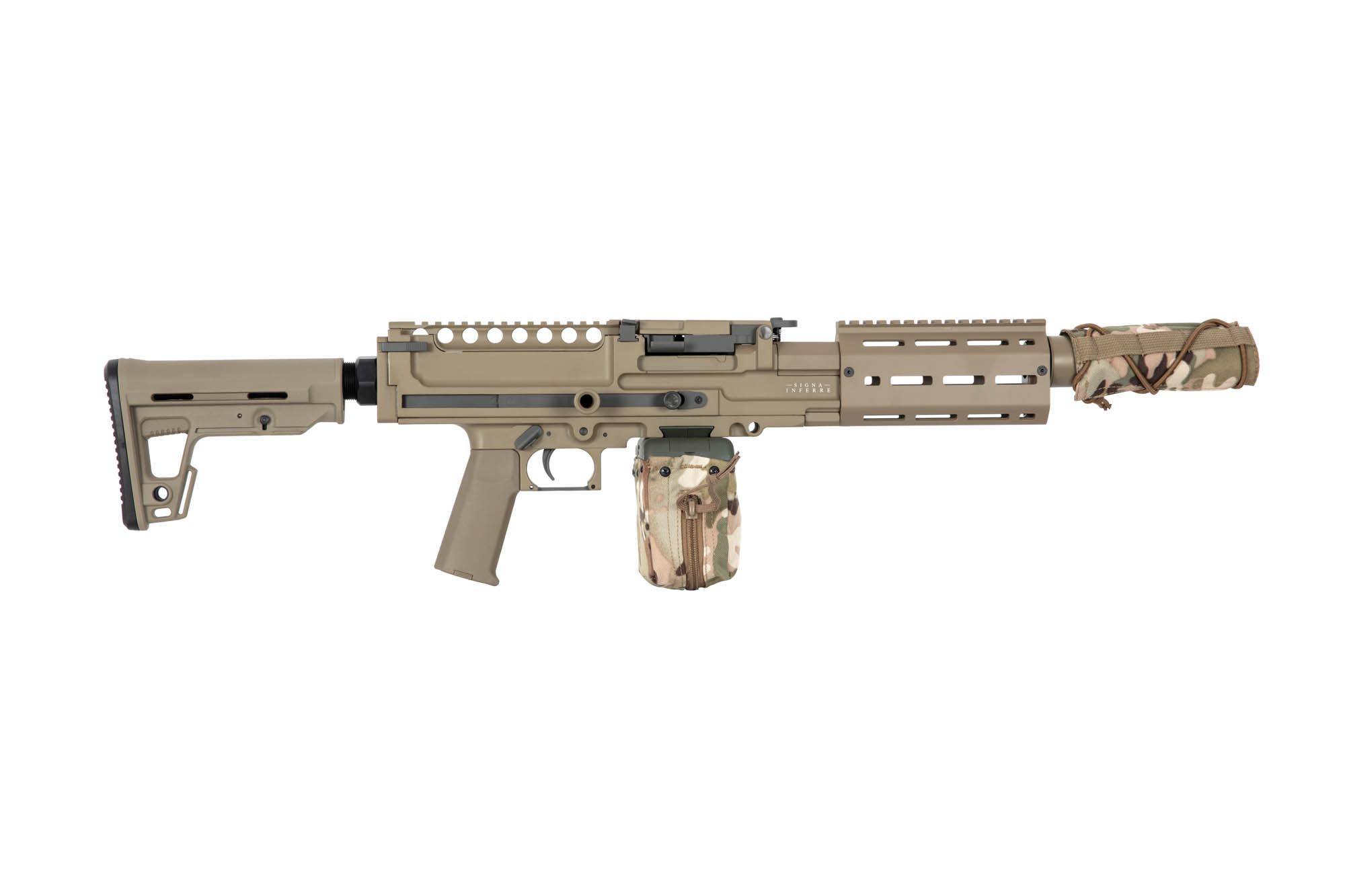 AQUILA VII LMG Light Machinegun - tan