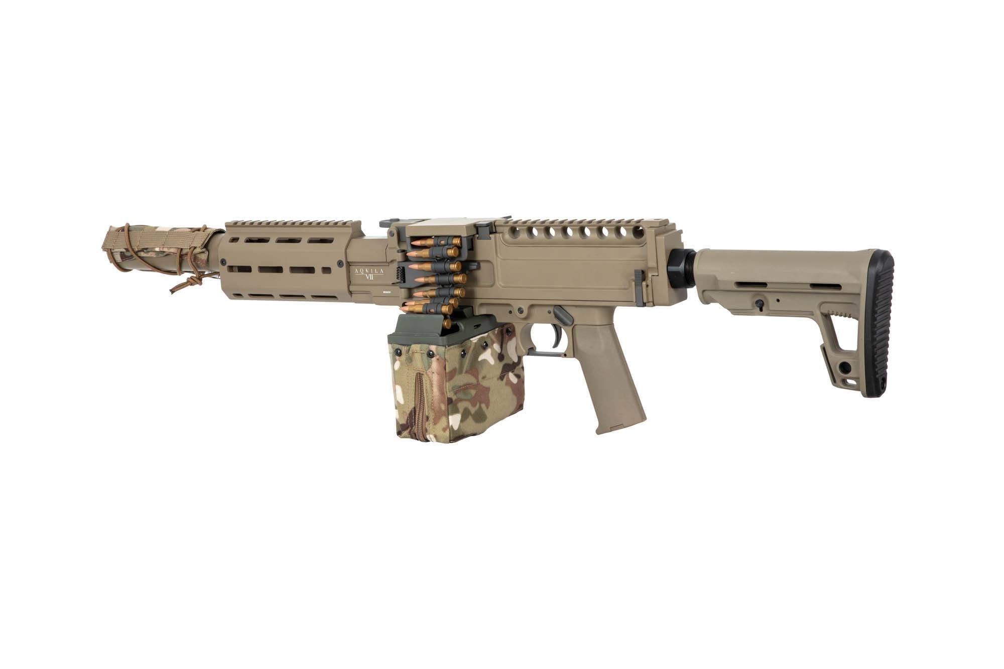 AQUILA VII LMG Light Machinegun - tan