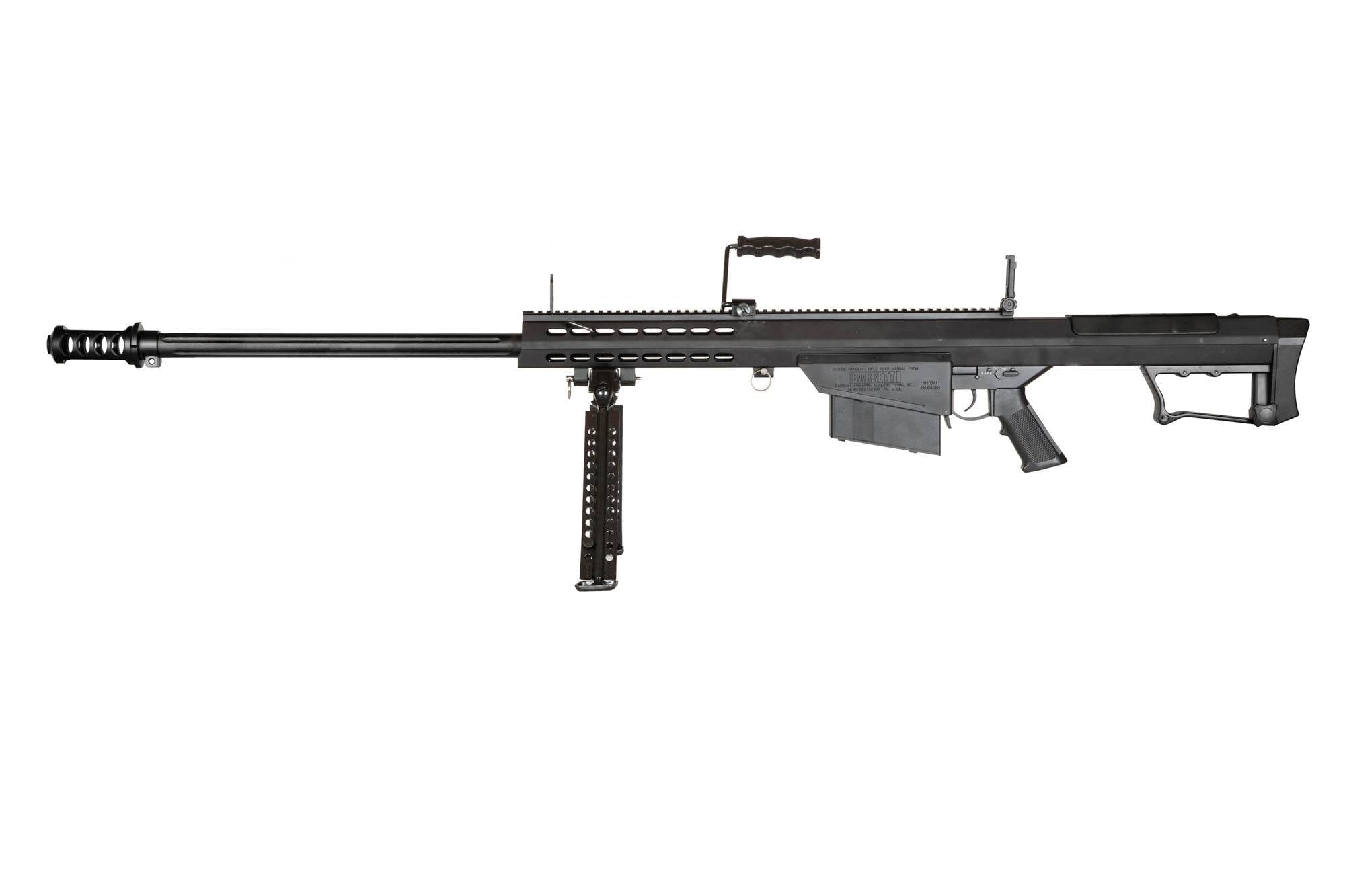 SW-024S Barrett M82 sniper rifle with bipod - black
