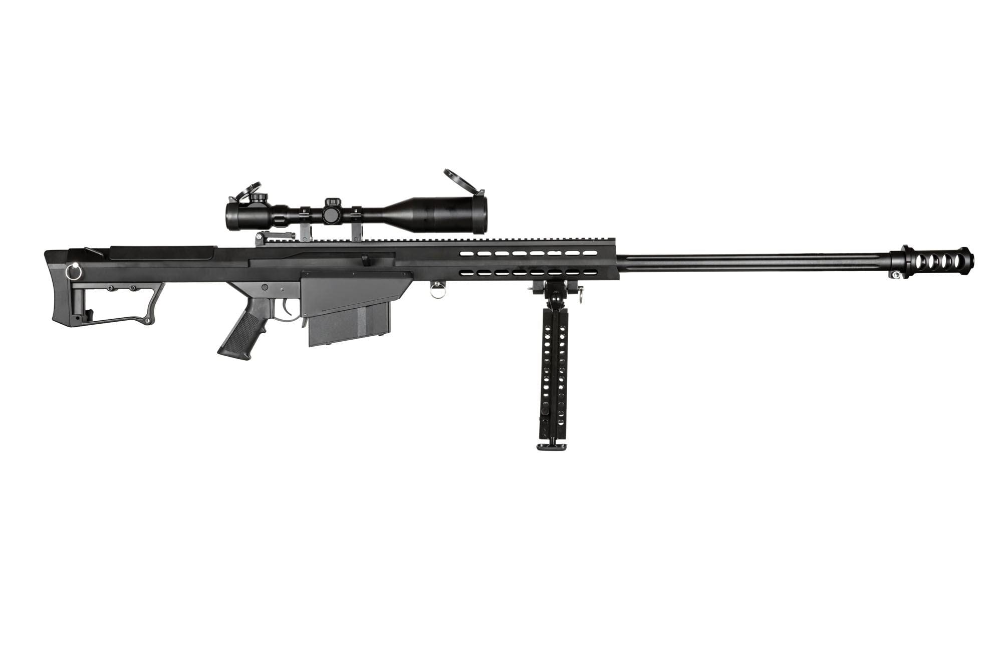Barrett M82 sniper with bipod and scope (SW-024S) Black