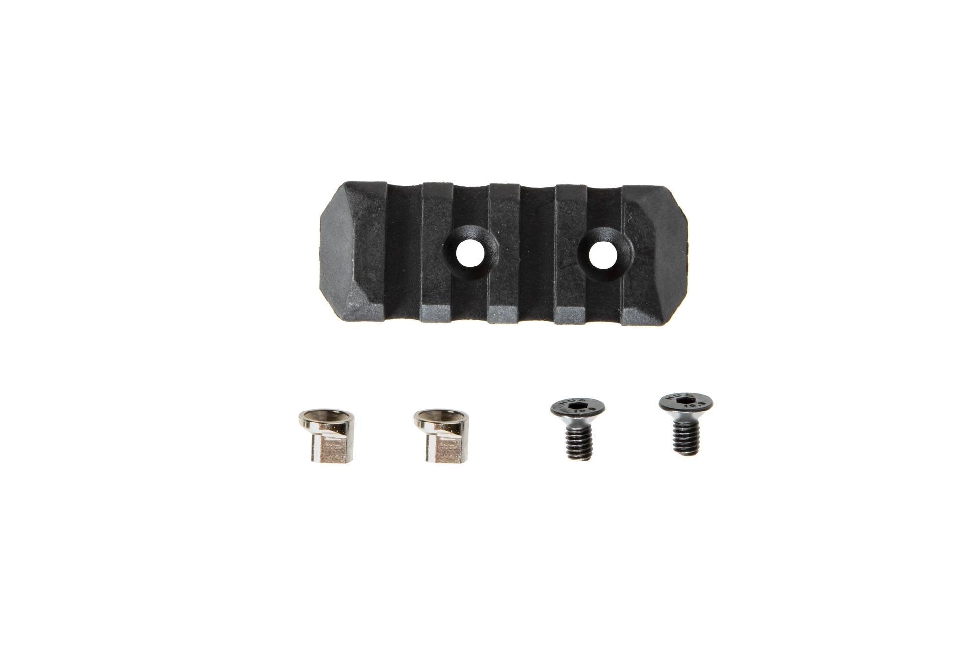 ERS ™ KeyMod rail, 4 slots - black-1