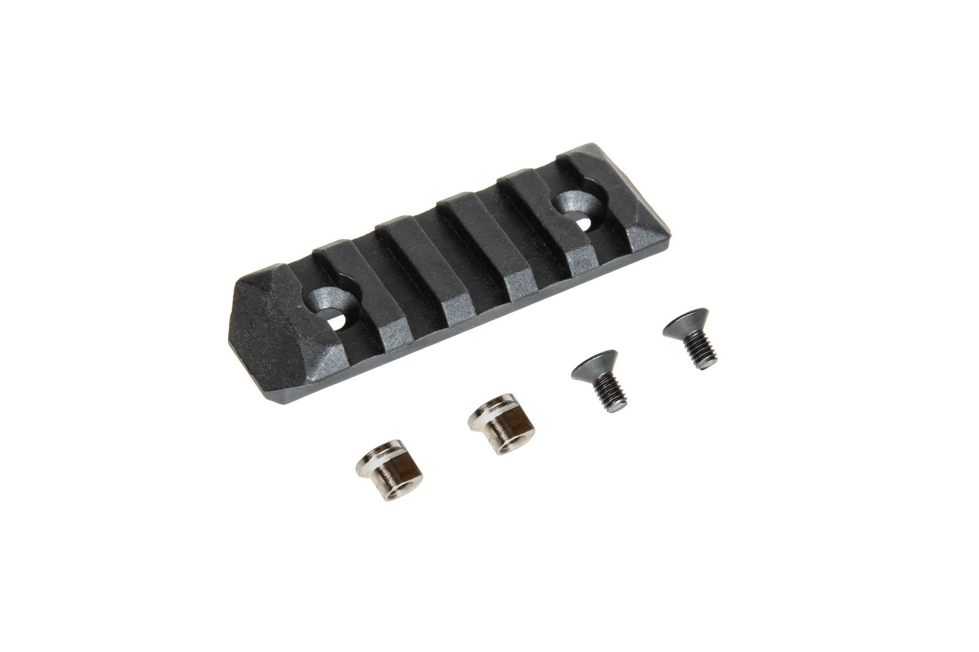 ERS ™ KeyMod rail, 5 slots - black