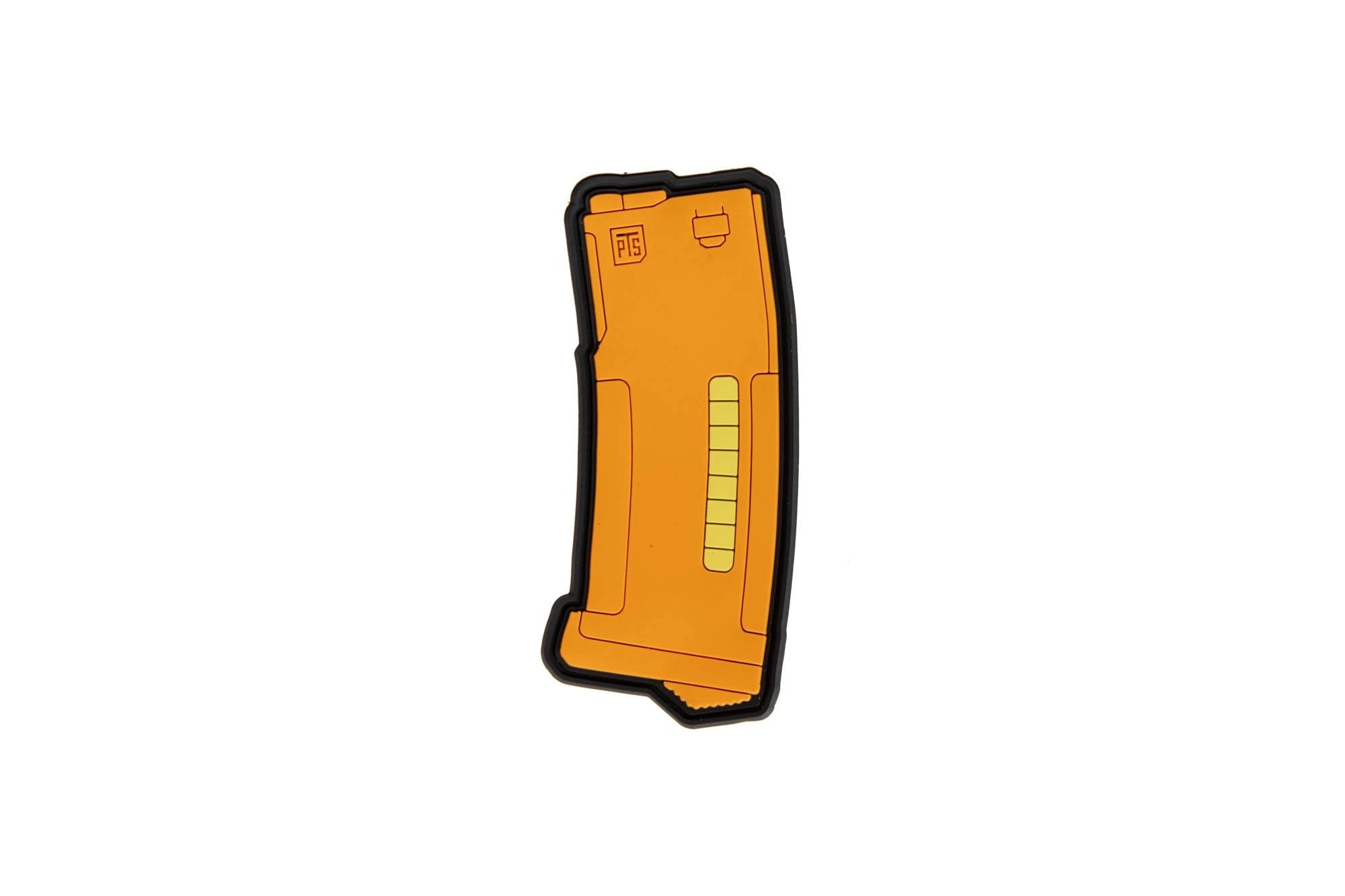 3D EPM PVC patch - orange