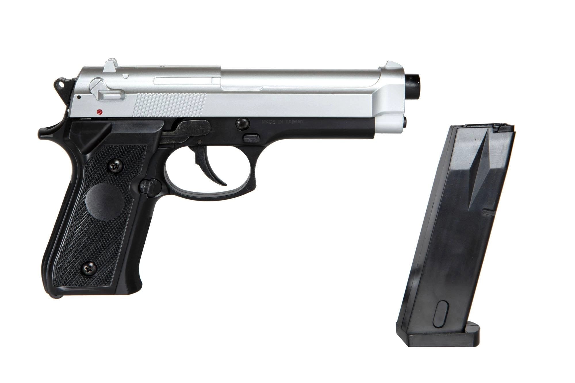 92 airsoft Replica - Black Silver