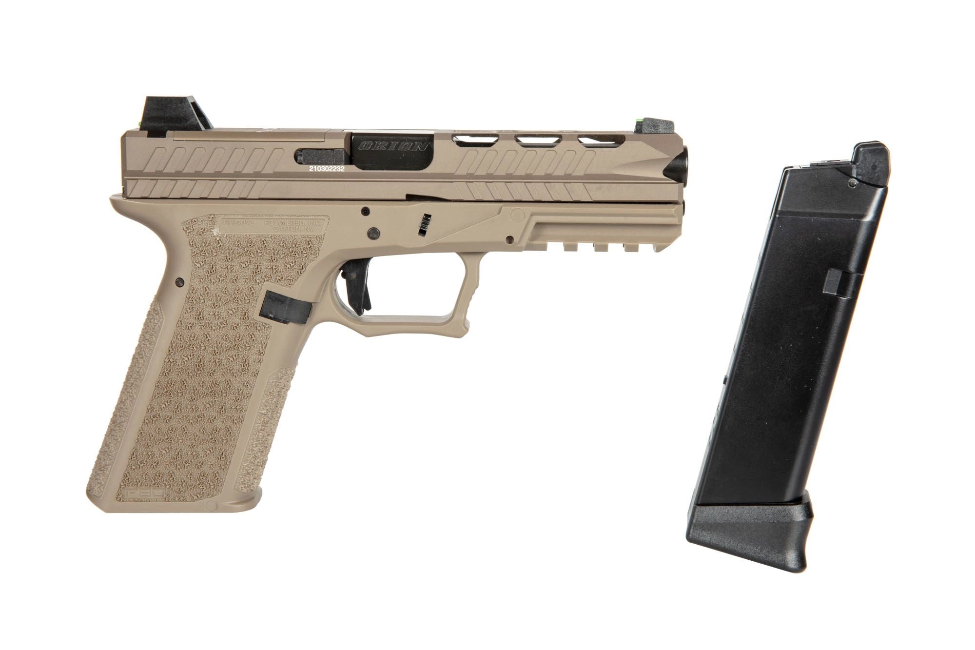 Orion No.2 Combat GBB Pistol Replica - Tan