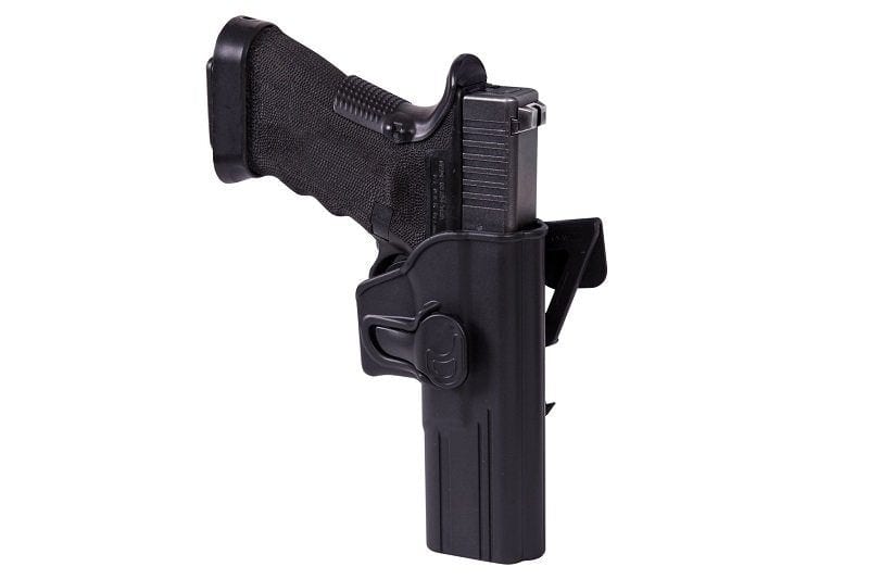 MOLLE Holster for Glock 17 wiht Release Button black