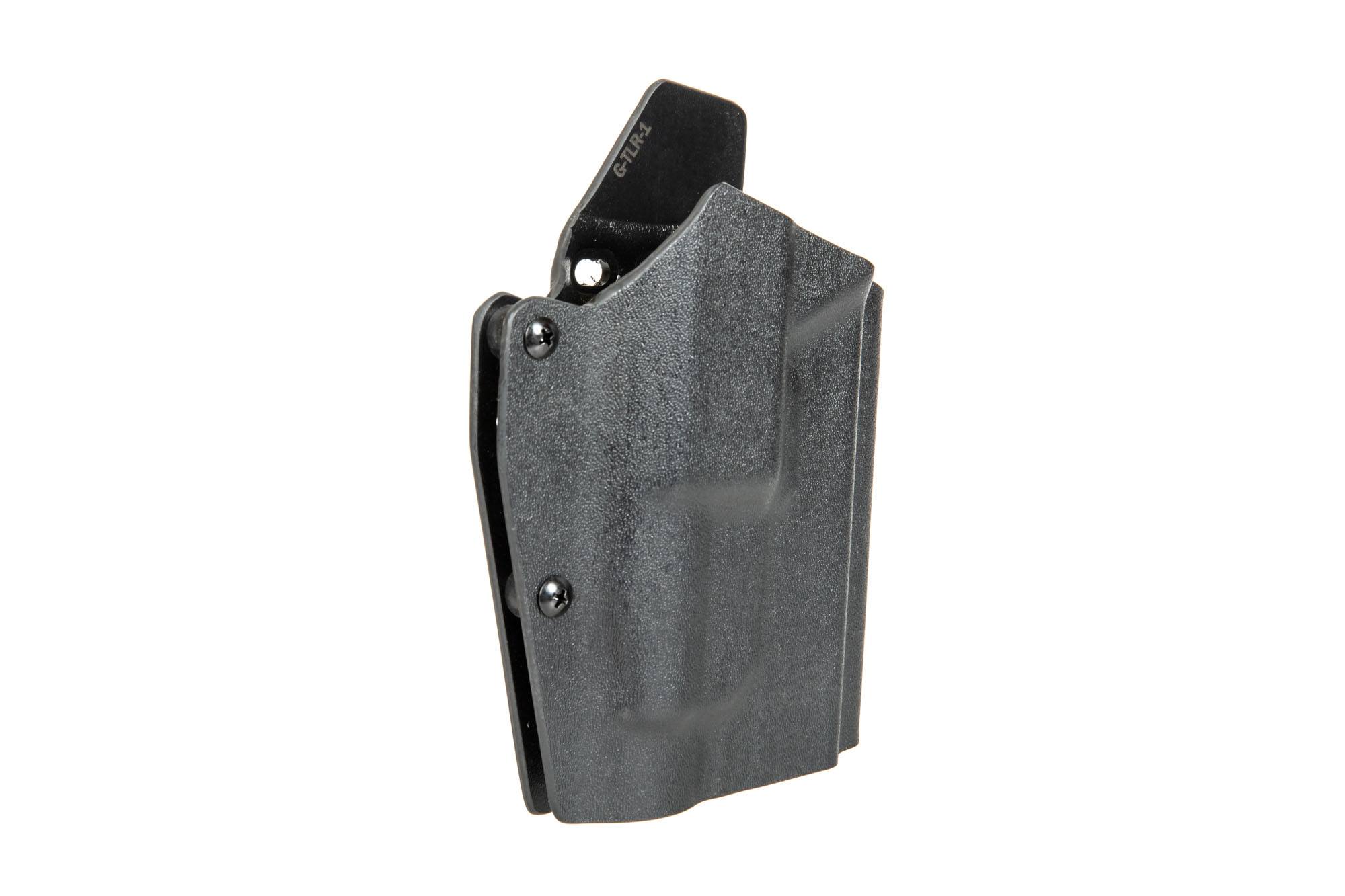 Kydex Holster for G17 replicas with TLR-1 Flashlight - Black