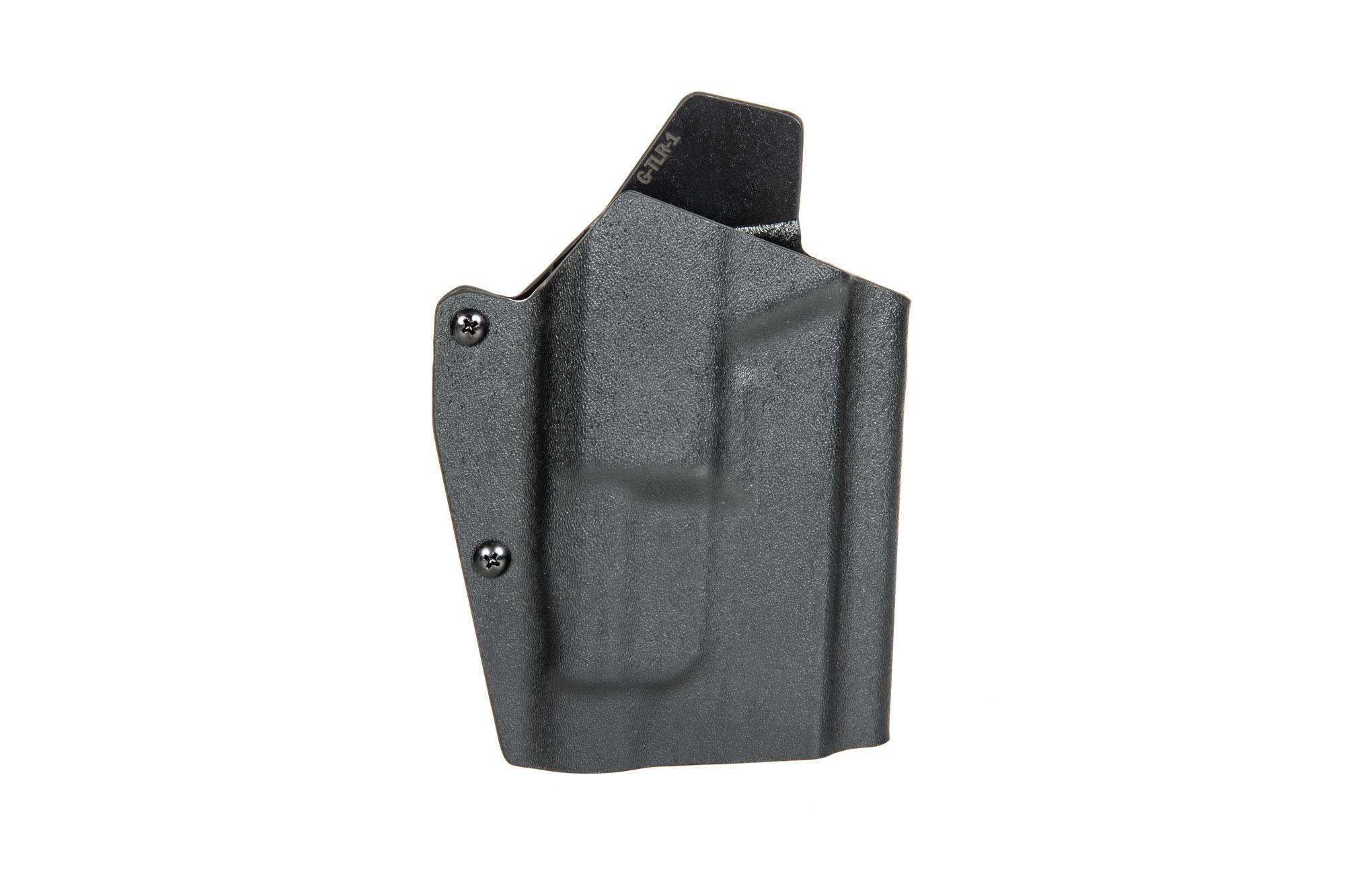 Kydex Holster for G17 replicas with TLR-1 Flashlight - Black
