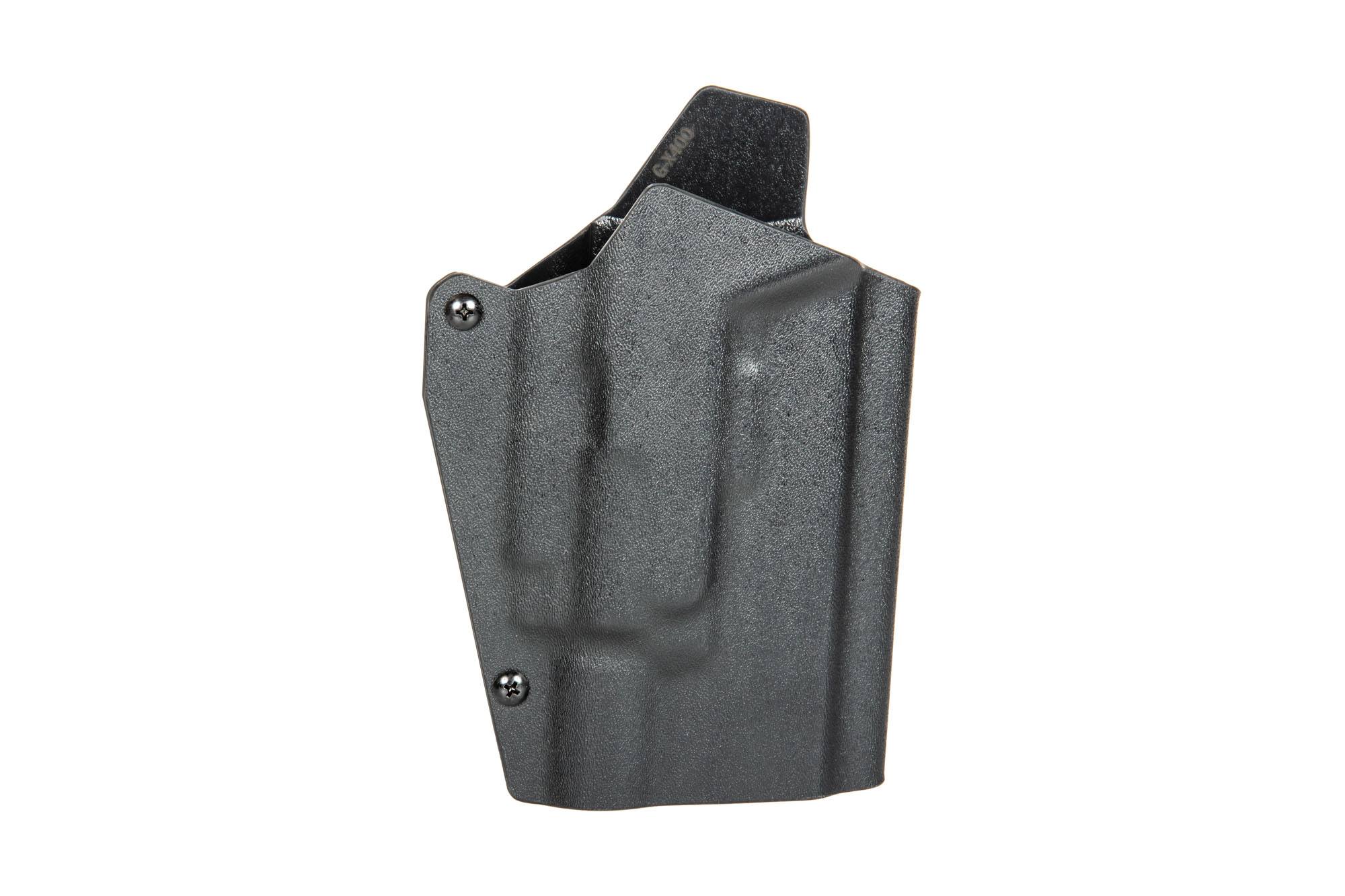 Kydex Holster for G17 replicas with X400 Flashlight - Black