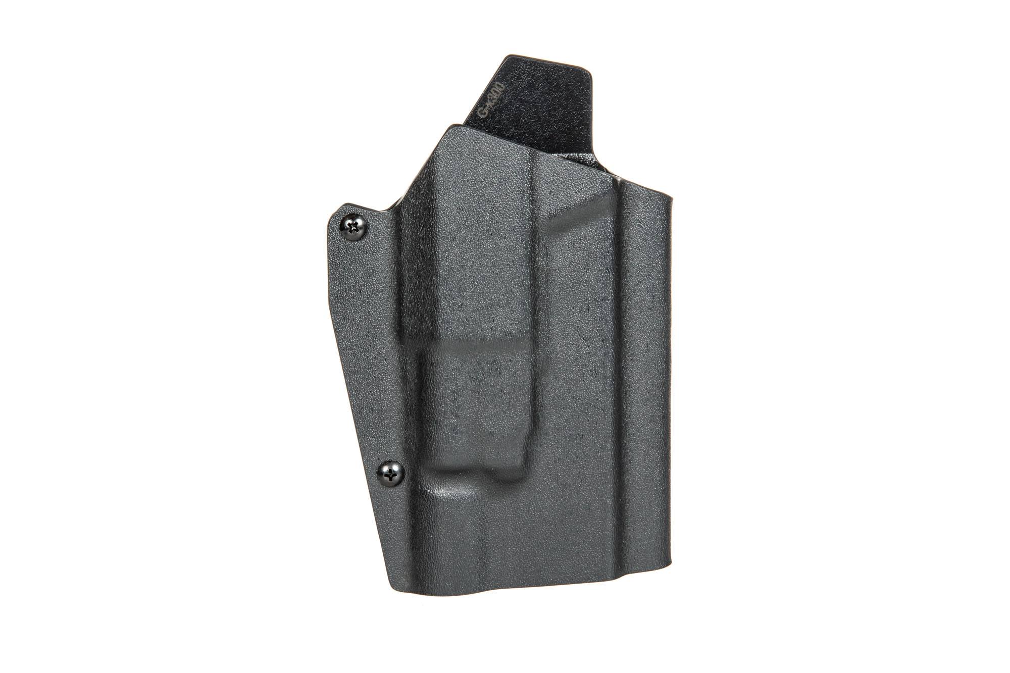 Kydex Holster for G17 replicas with X300 Flashlight - Black