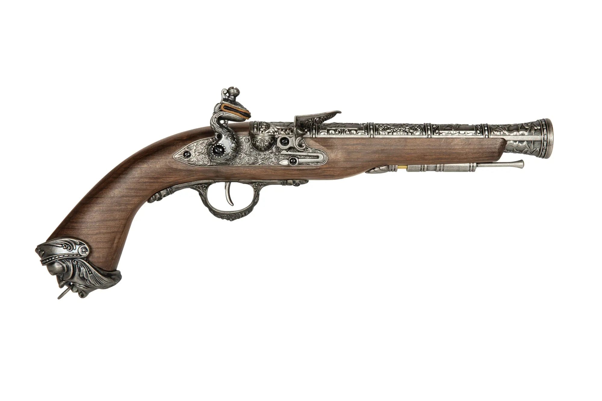 Flintlock GAS pistol - Silver