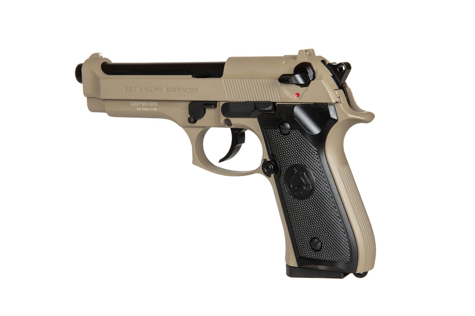 Airsoft Pistol ICS BLE-BM9 GBB - Tan