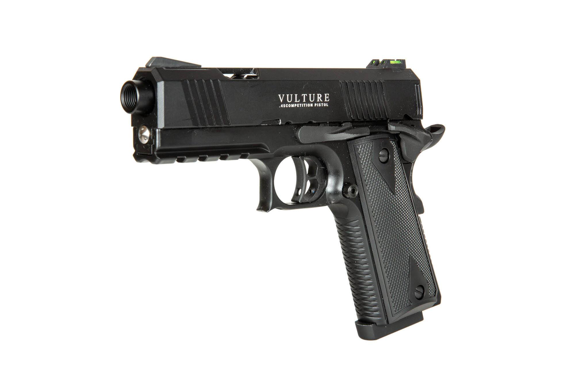 ICS Airsoft Pistol BLE-Vulture GBB - Black